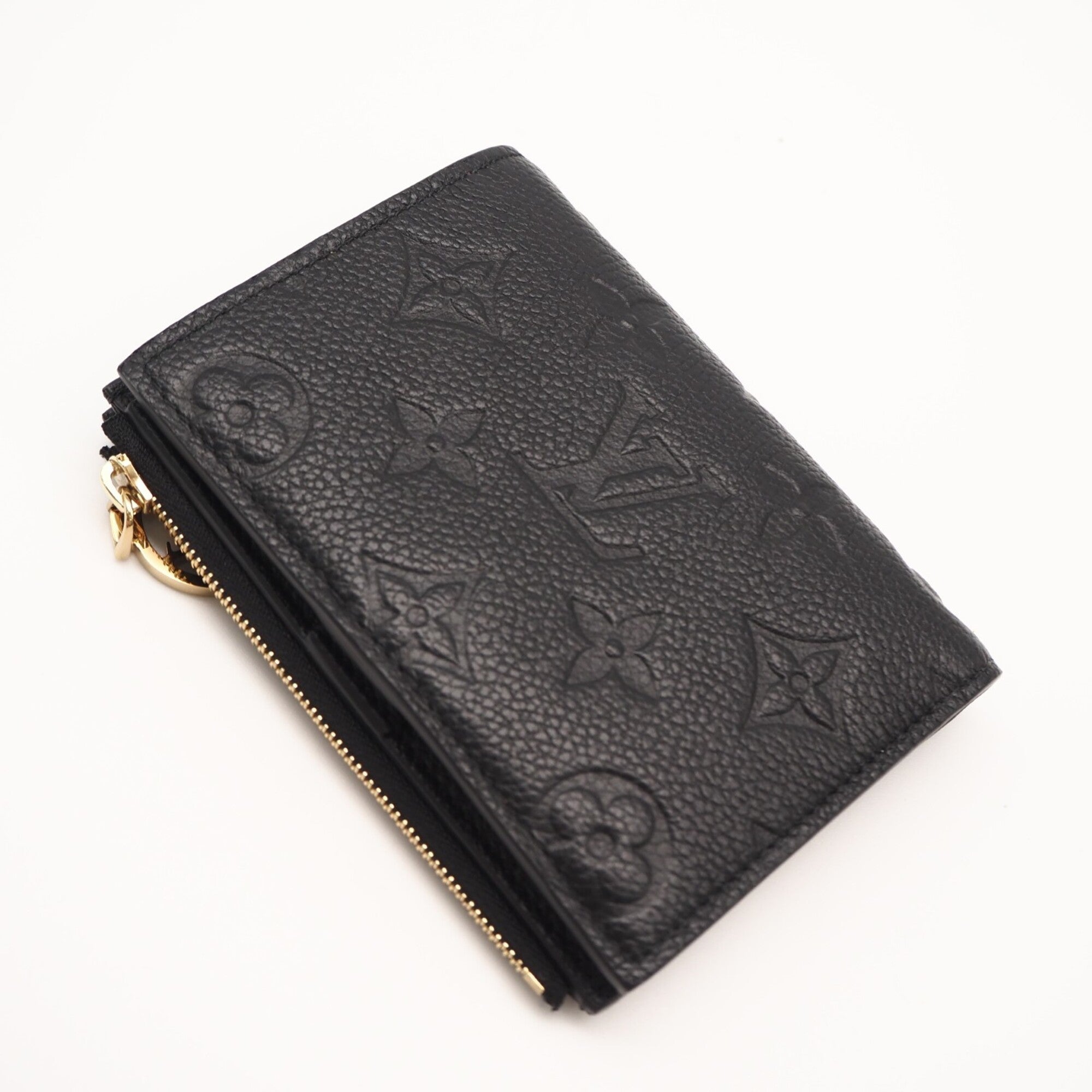 Louis Vuitton Monogram Empreinte Black Noir Wallet (Bi-Fold) (Pre-Owned)