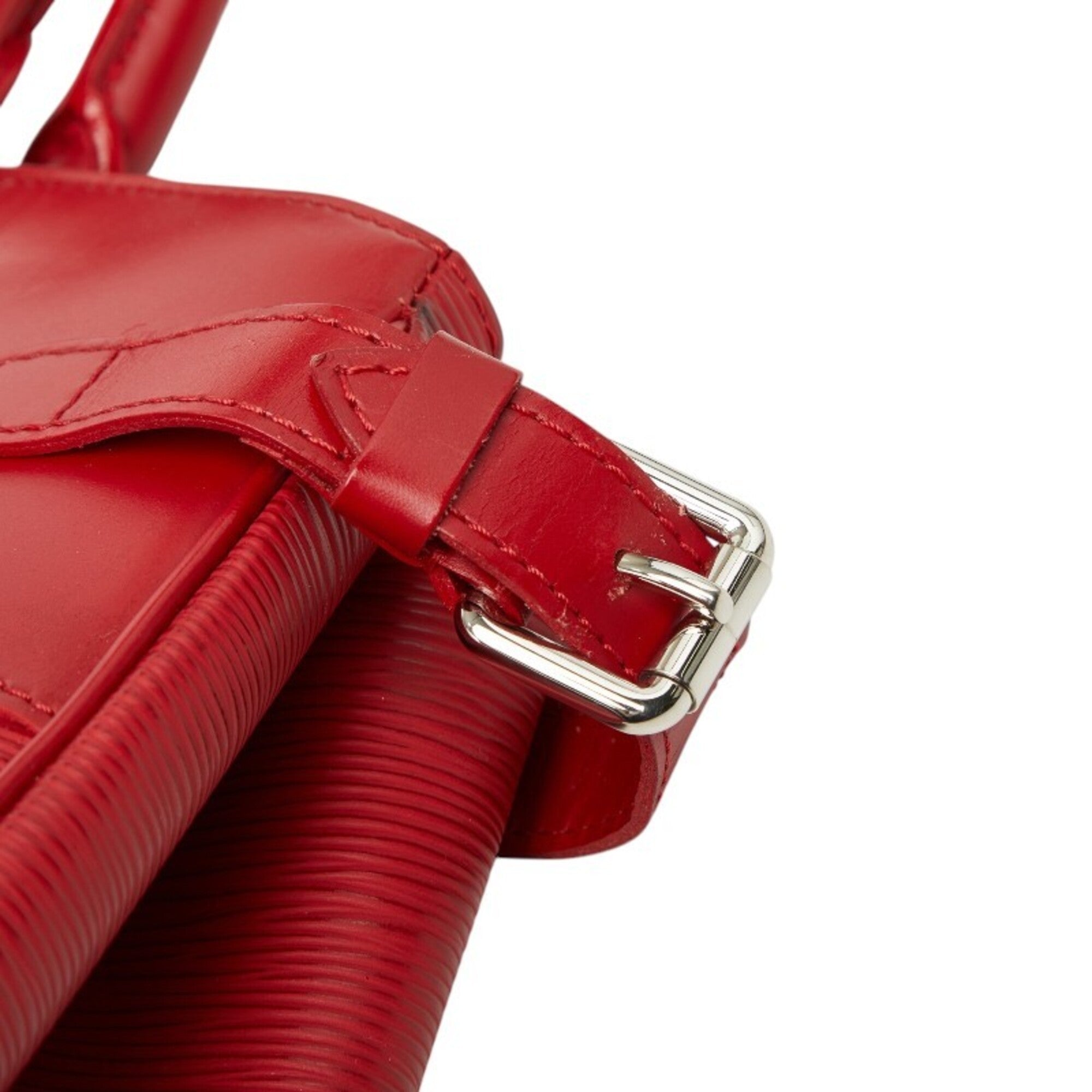 Louis Vuitton Red Color Rouge Leather Handbag Tote Bag (Pre-Owned)