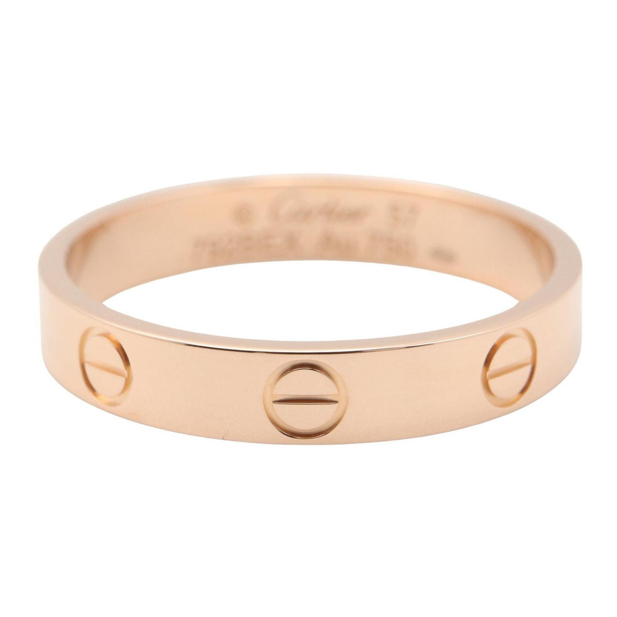 Cartier Gold Pink Gold (18K) Band Ring (Pre-Owned)
