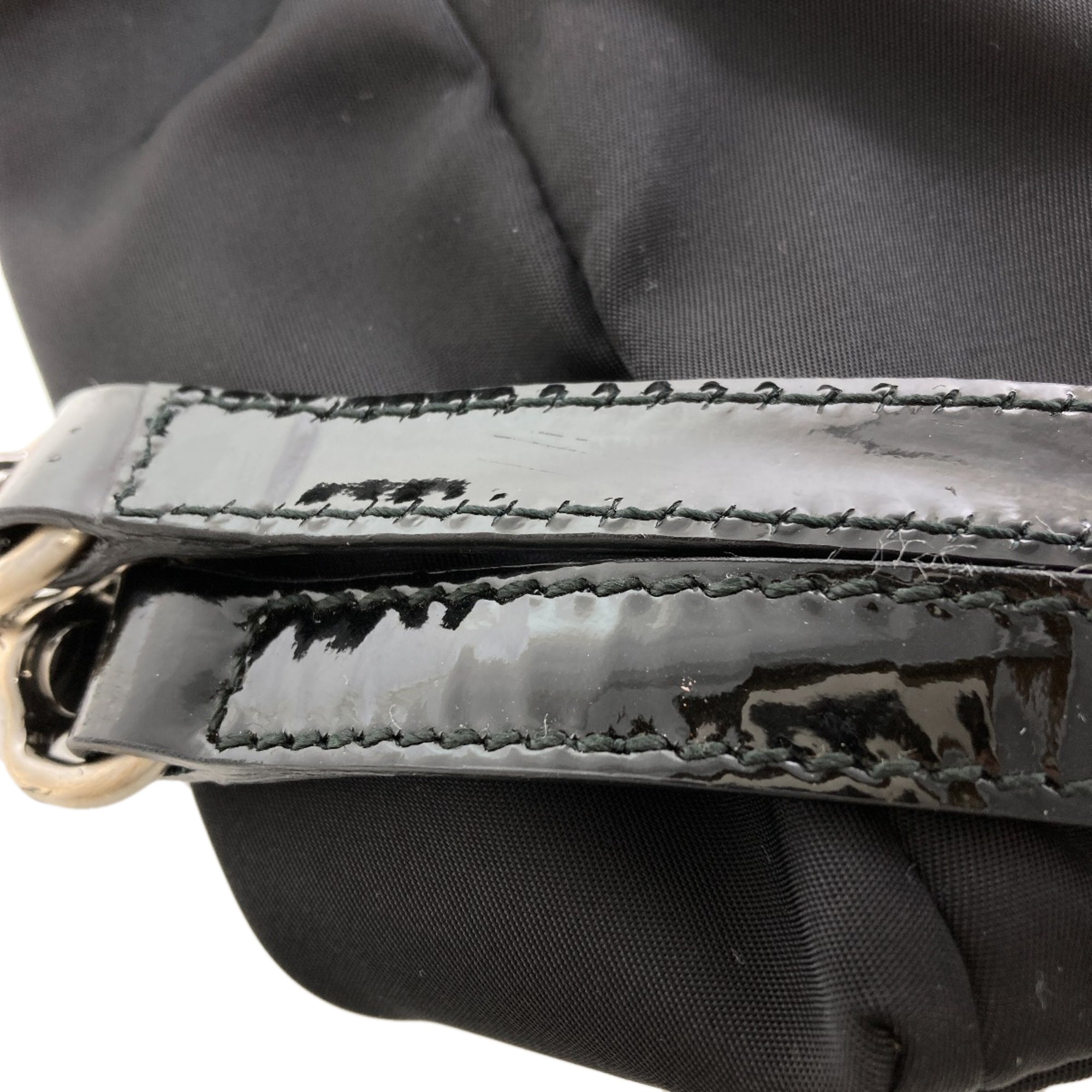 Salvatore Ferragamo Black Nylon Handbag (Pre-Owned)