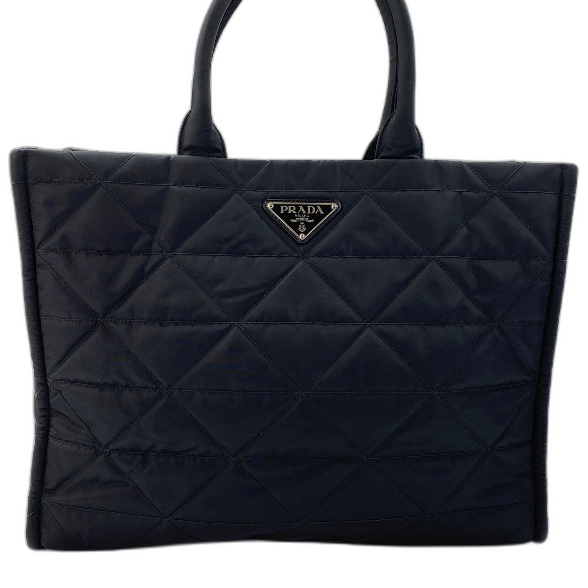 Prada Black Nylon Tote Bag (Pre-Owned)