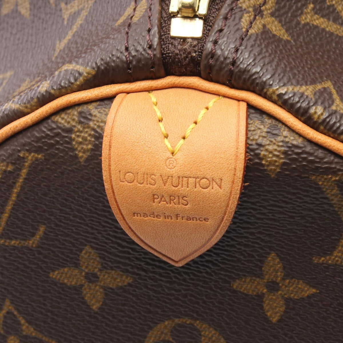 Louis Vuitton Brown Monogram Coated Canvas Leather Handbag (Pre-Owned)