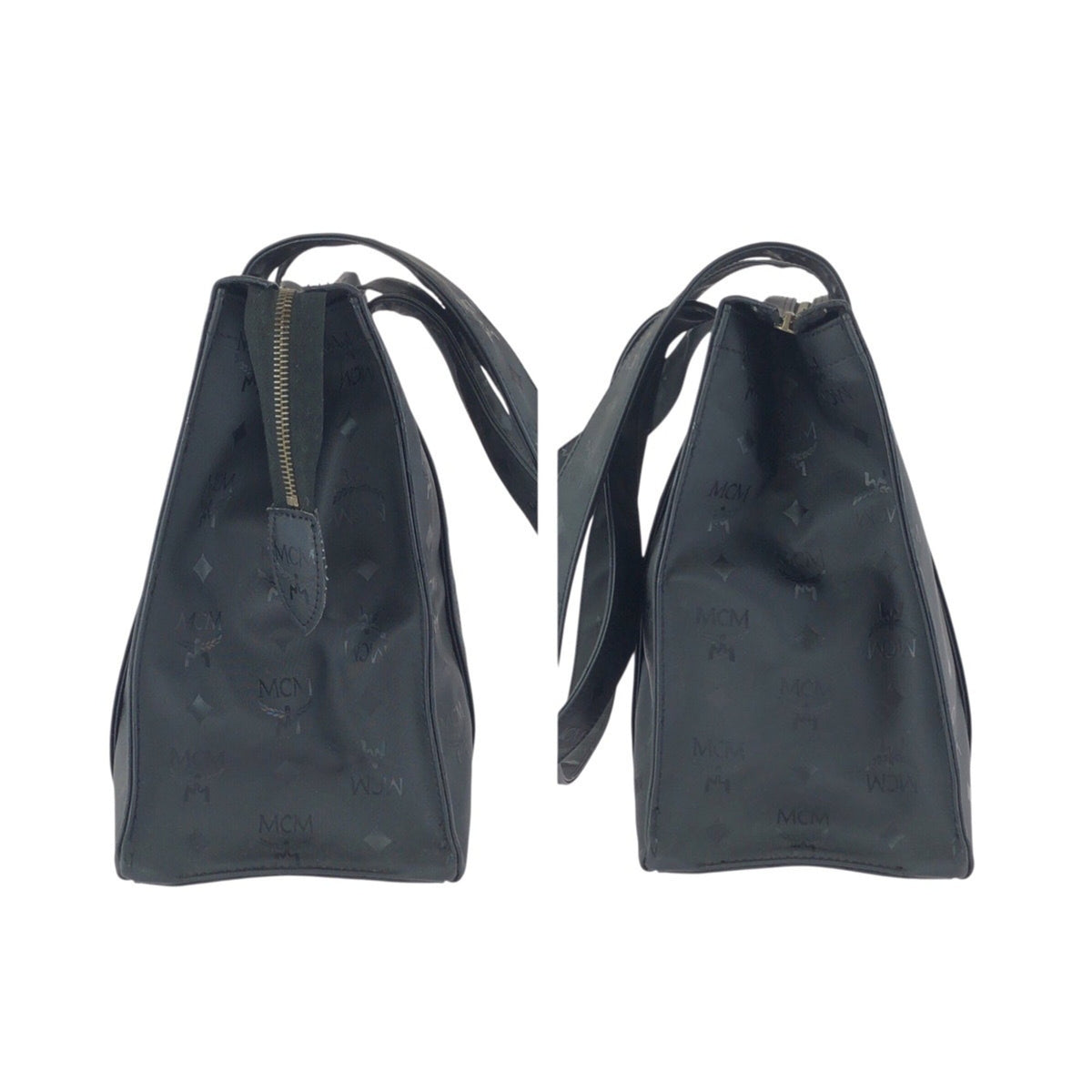 Mcm Black Nylon Shoulder Bag Tote Bag (Pre-Owned)