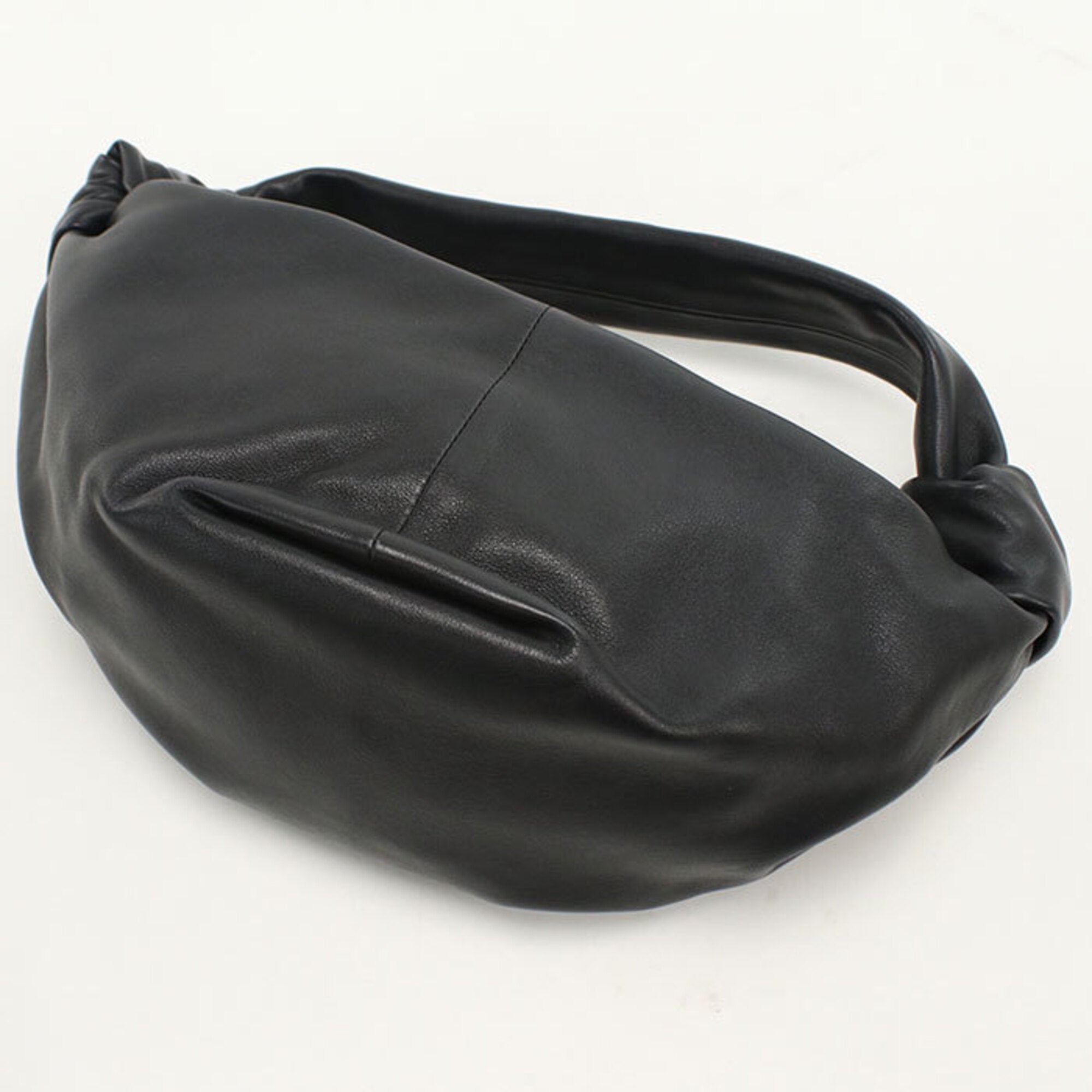 Bottega Veneta Black Leather Handbag (Pre-Owned)