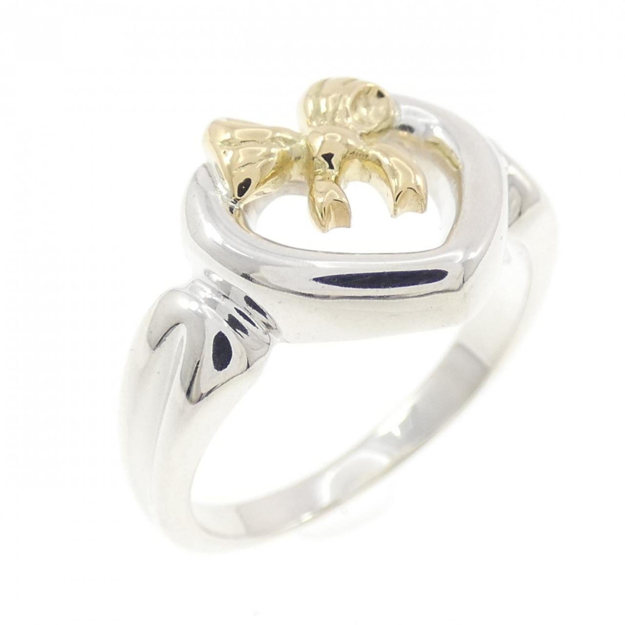 Tiffany Yellow Gold (18K) Silver 925 Band Ring (Pre-Owned)