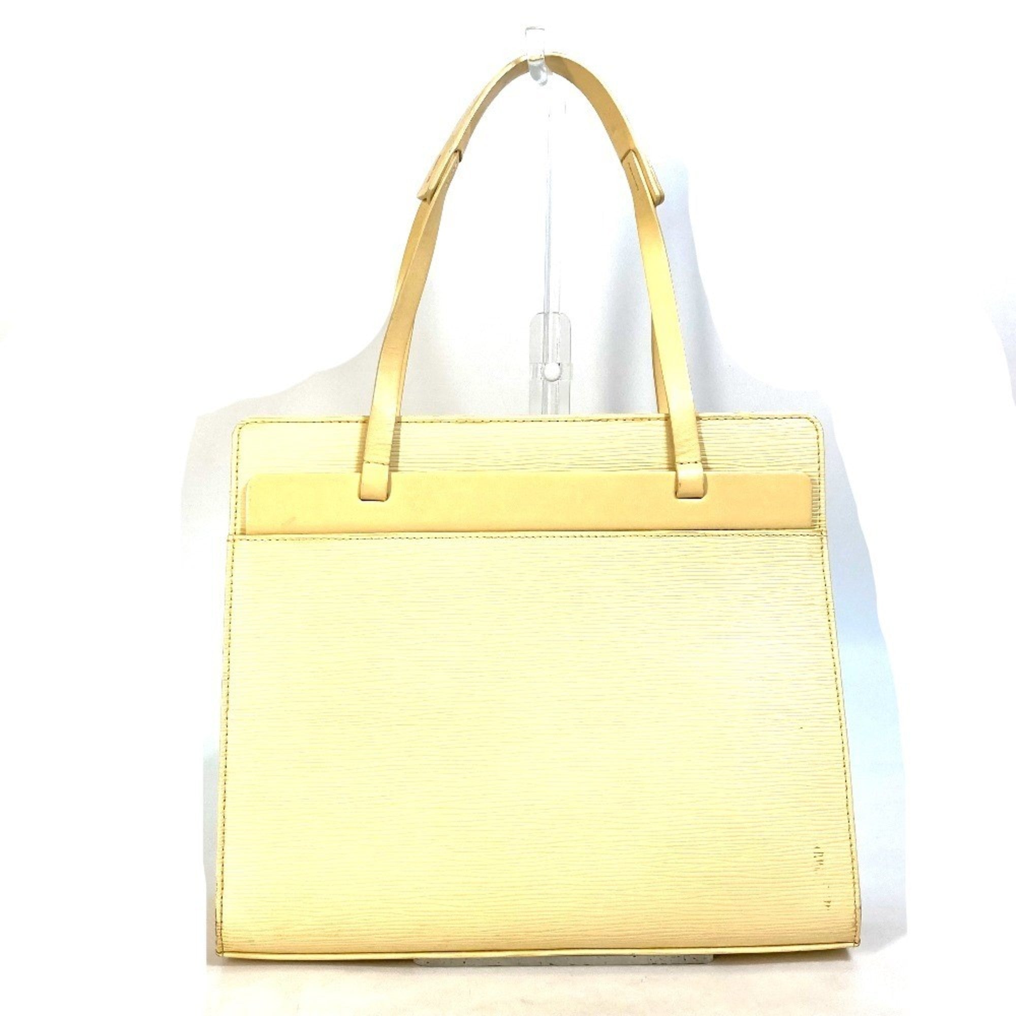 Louis Vuitton Vanilla Yellow Epi Leather Shoulder Bag Tote Bag (Pre-Owned)