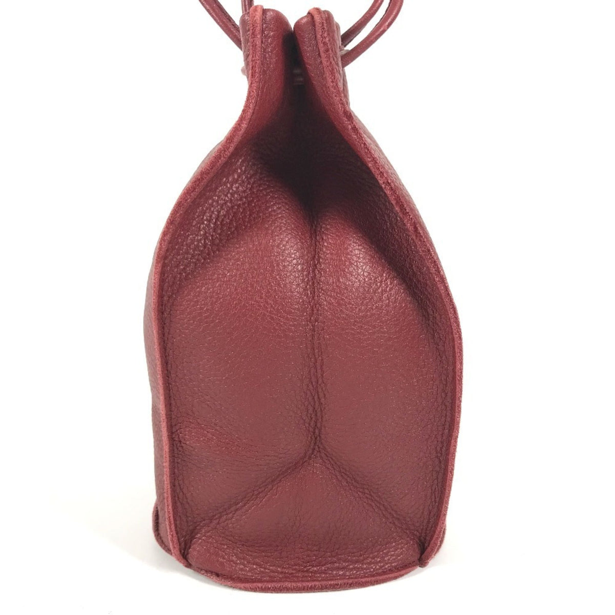 Bottega Veneta Red Color Leather Handbag (Pre-Owned)