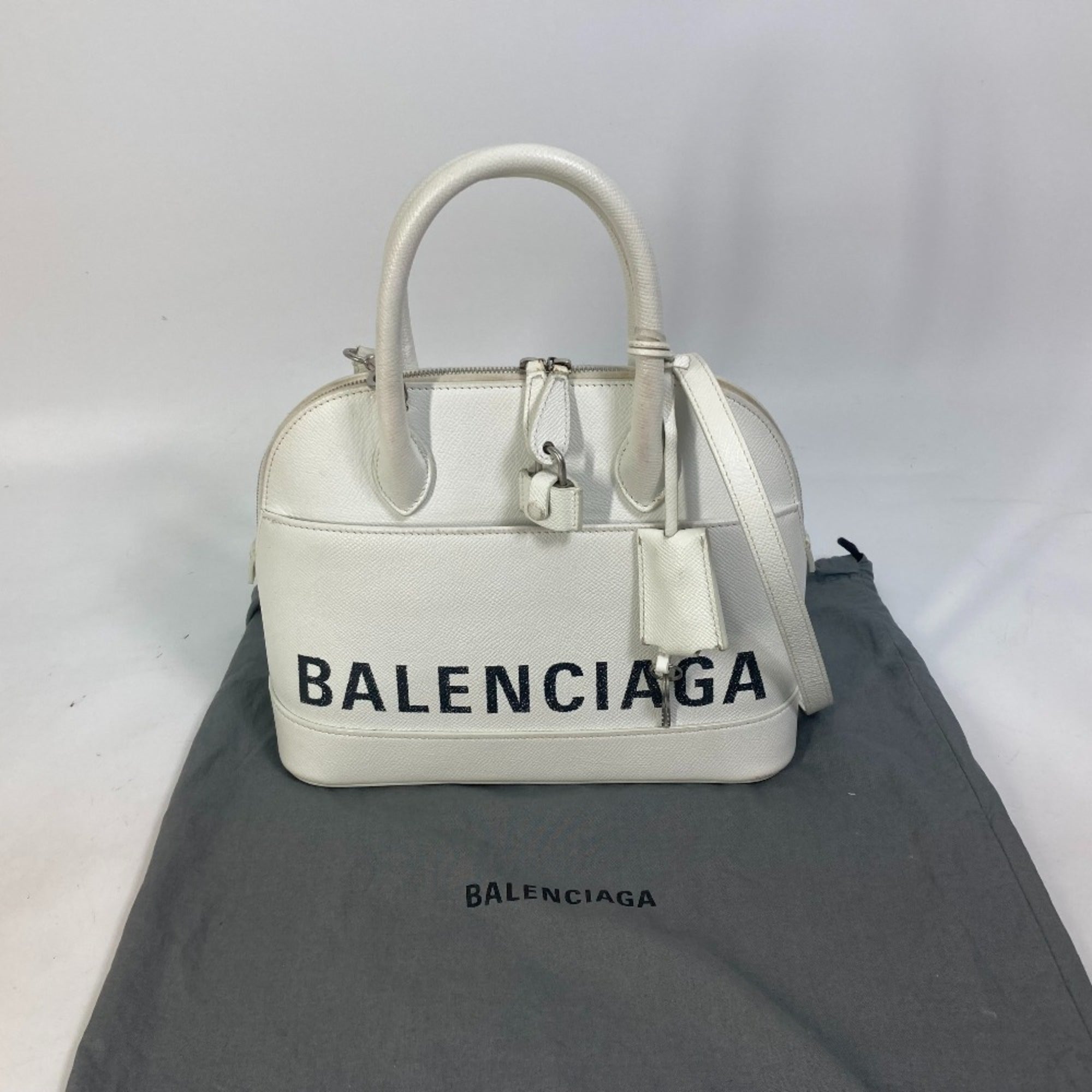 Balenciaga White Leather Handbag (Pre-Owned)
