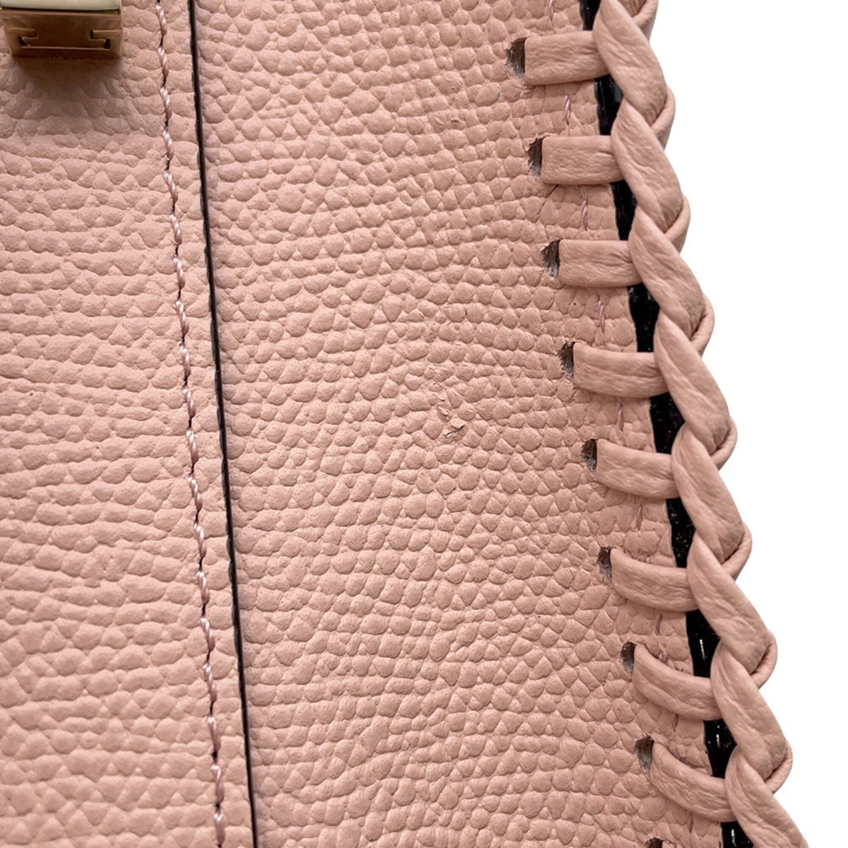 Valextra Pink Leather Handbag (Pre-Owned)