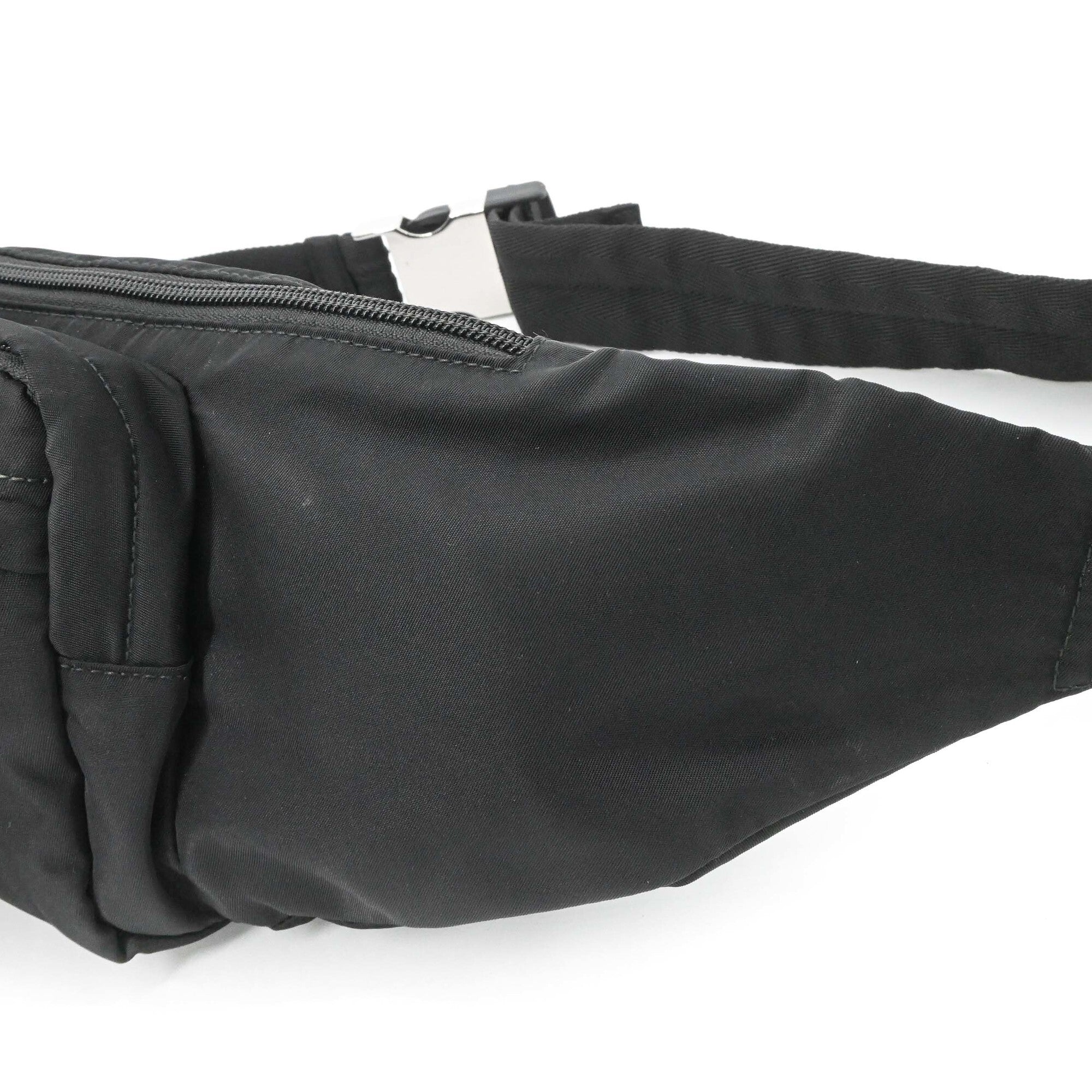 Prada Black Nylon Fanny Pack Sling Bag (Pre-Owned)
