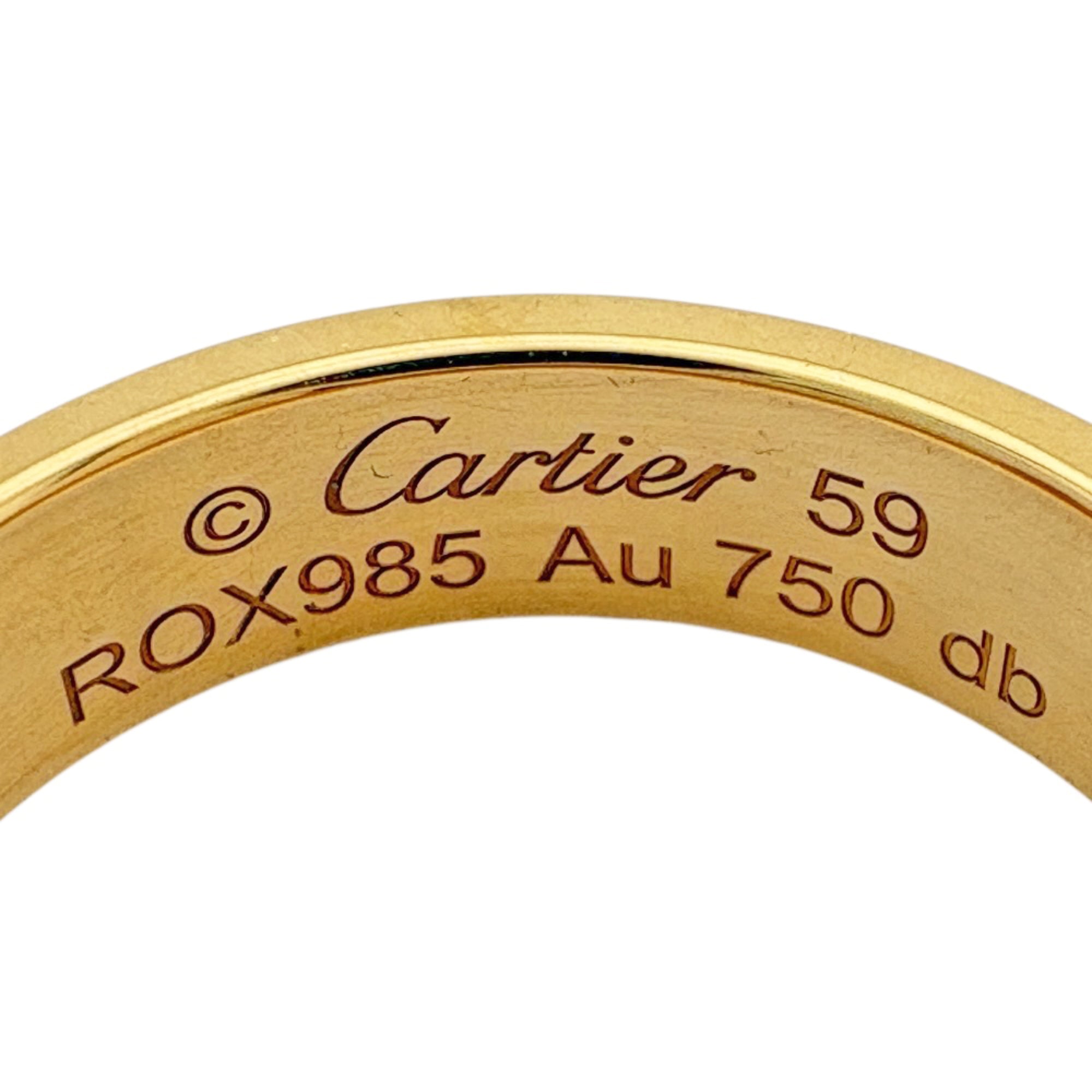 Cartier Yellow Yellow Gold (18K) Band Ring (Pre-Owned)