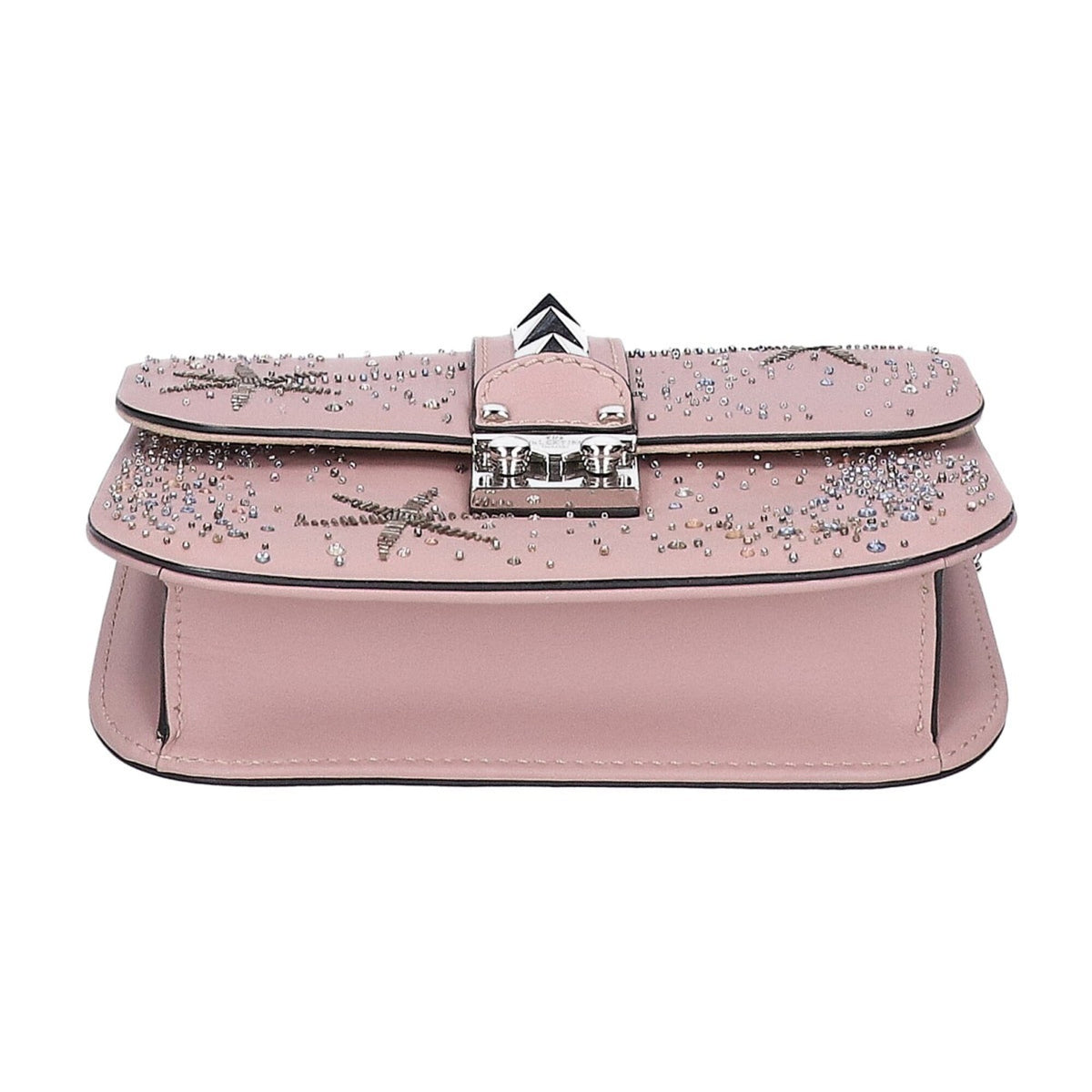 Valentino Silver Leather Shoulder Bag (Pre-Owned)