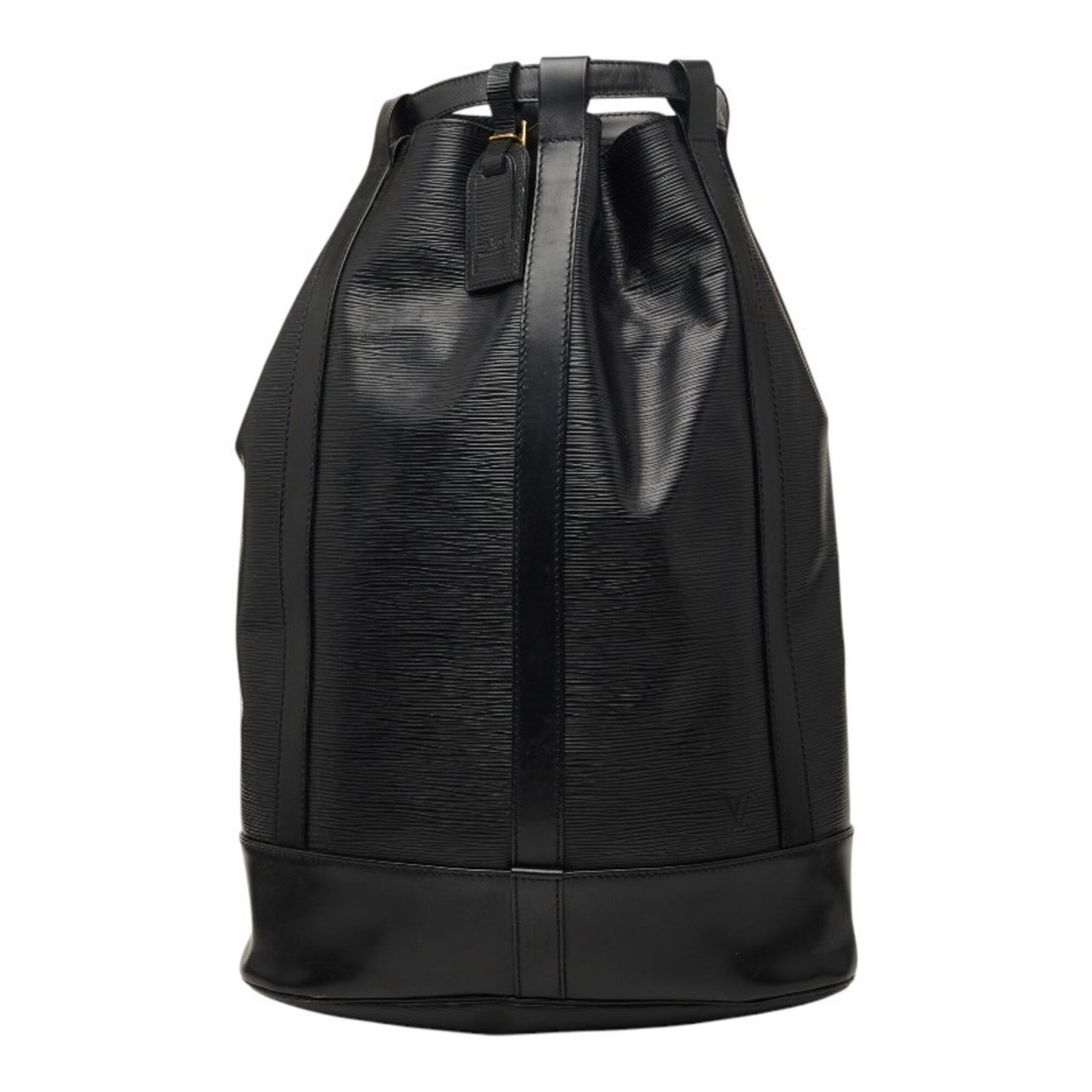 Louis Vuitton Black Noir Leather Shoulder Bag Sling Bag (Pre-Owned)