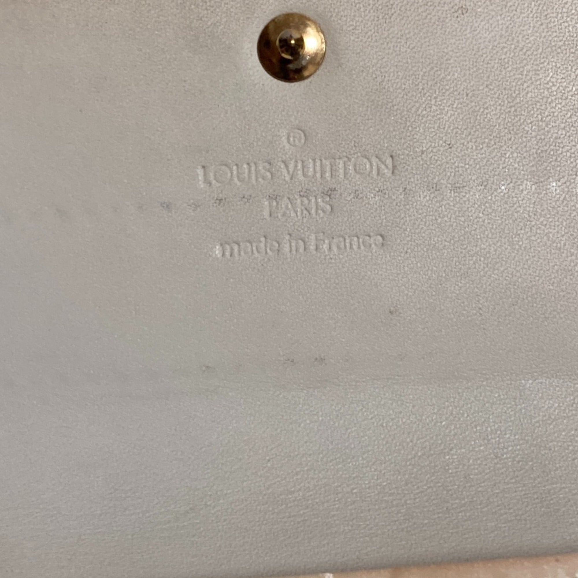Louis Vuitton Vernis Yellow Vernis Long Wallet (Bi-Fold) (Pre-Owned)