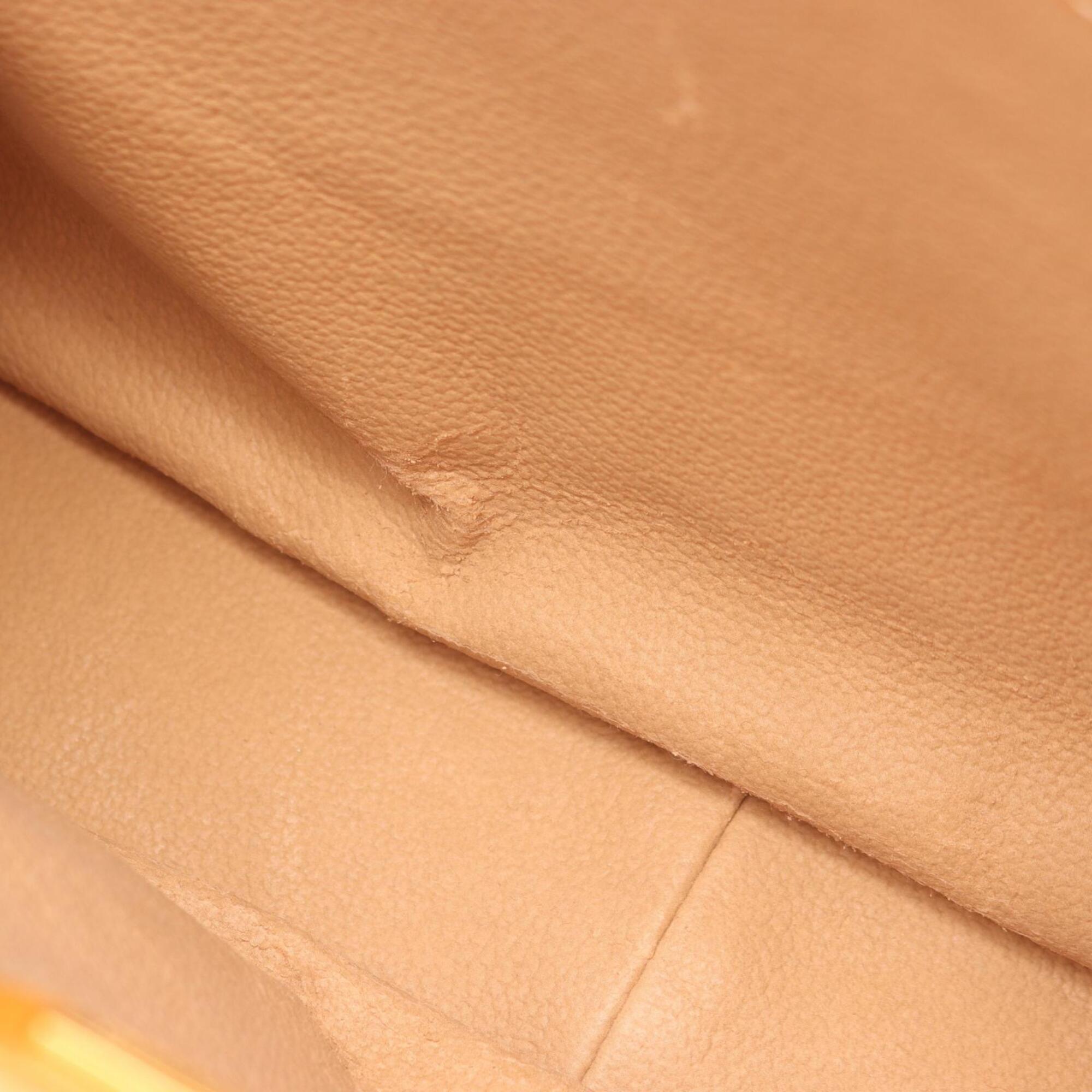 Gucci Brown Coated Canvas Leather Handbag Tote Bag (Pre-Owned)