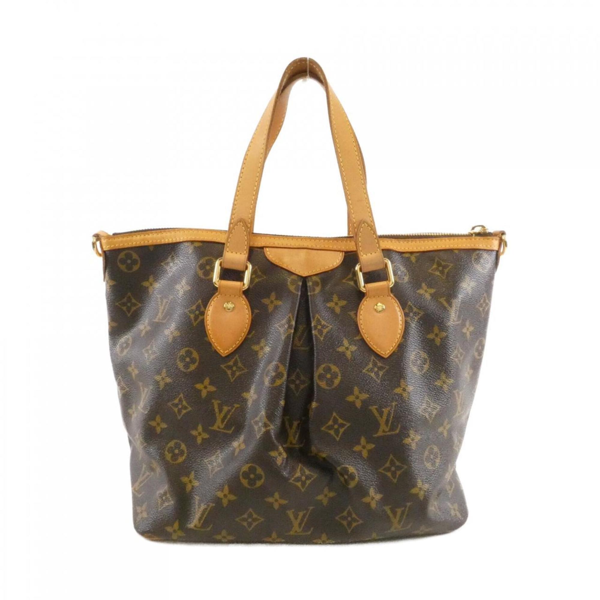 Louis Vuitton Marron Coated Canvas Handbag (Pre-Owned)