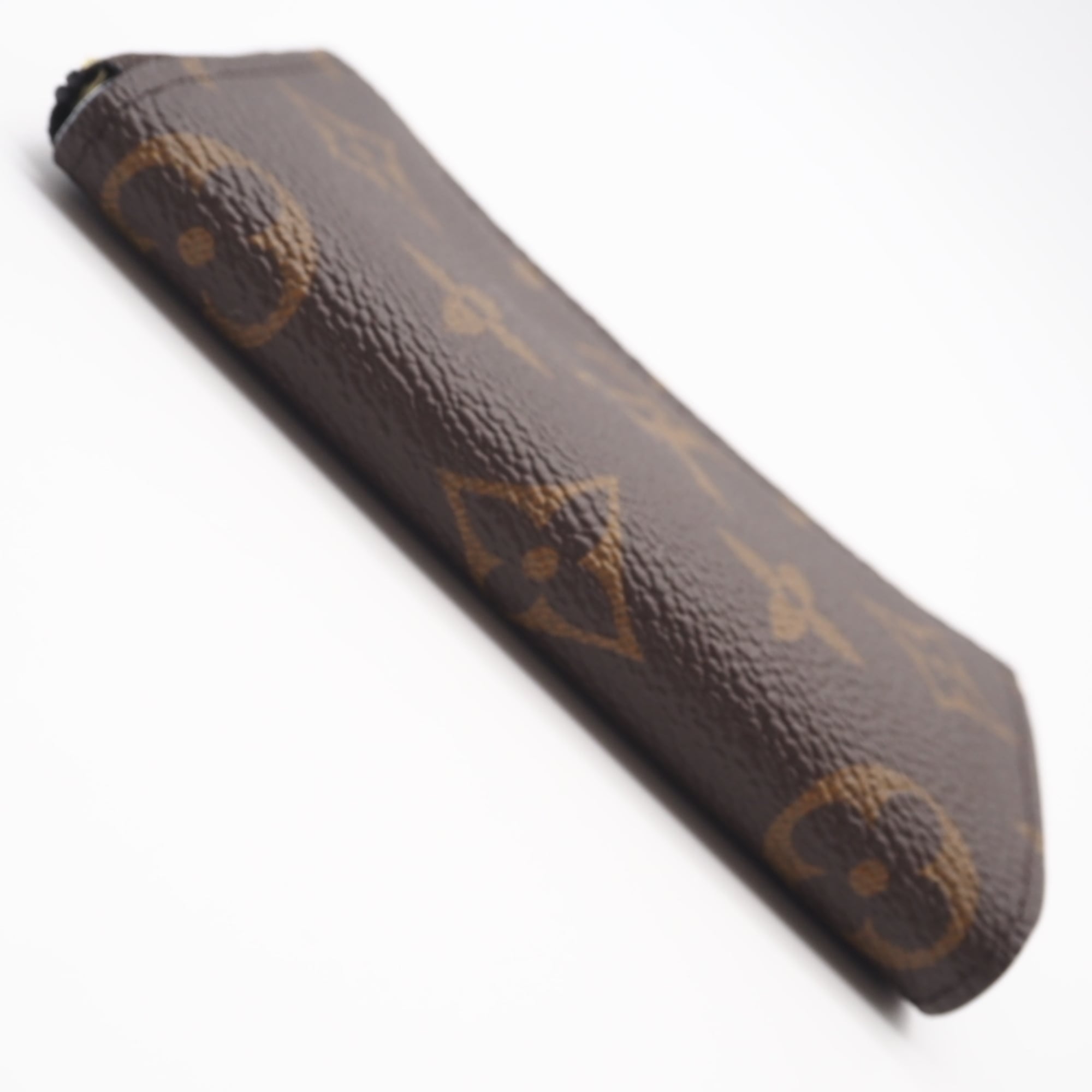 Louis Vuitton Beige Blue Brown Monogram Coated Canvas Coin Purse/Coin Case (Pre-Owned)