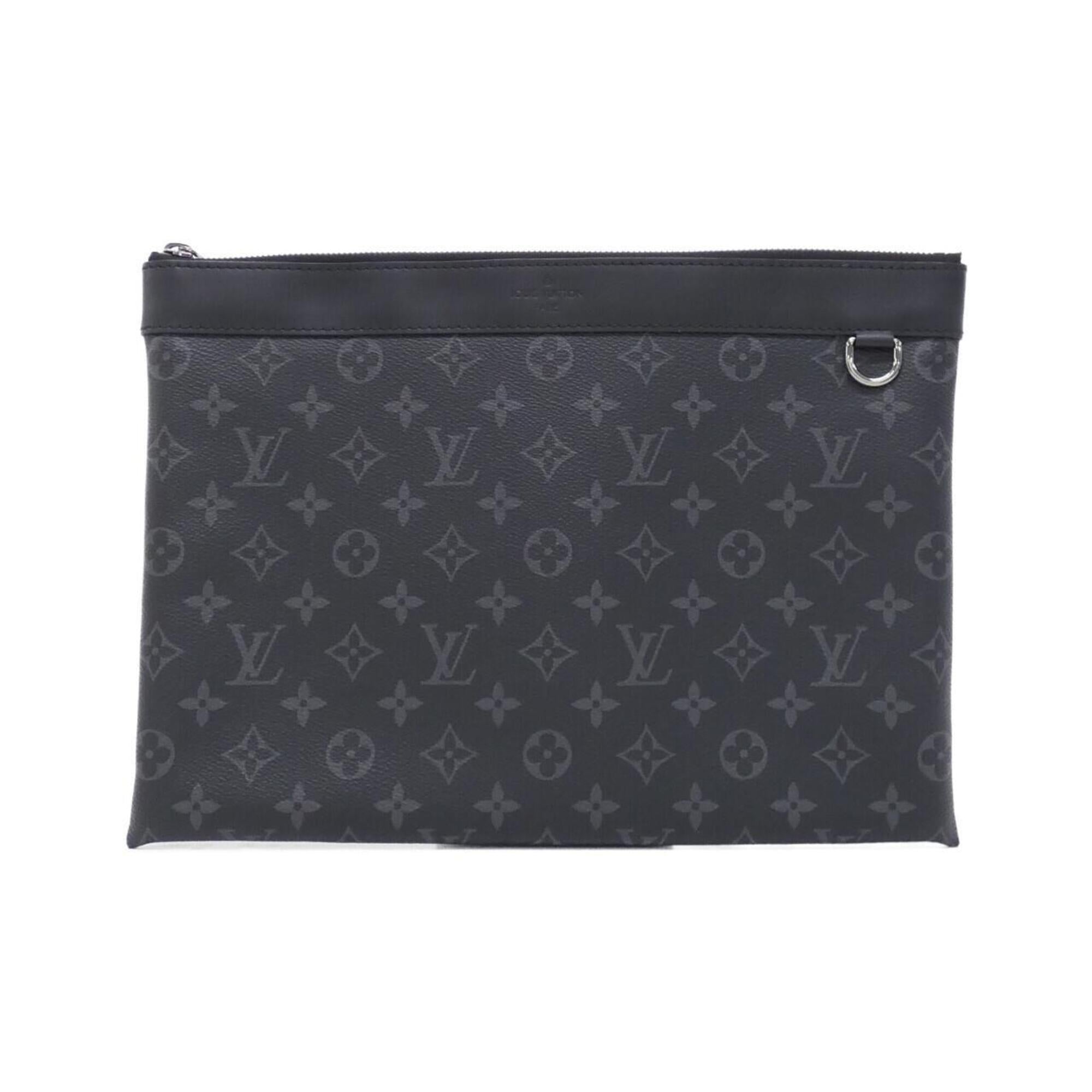Louis Vuitton Black Coated Canvas Handbag Pochette (Pre-Owned)