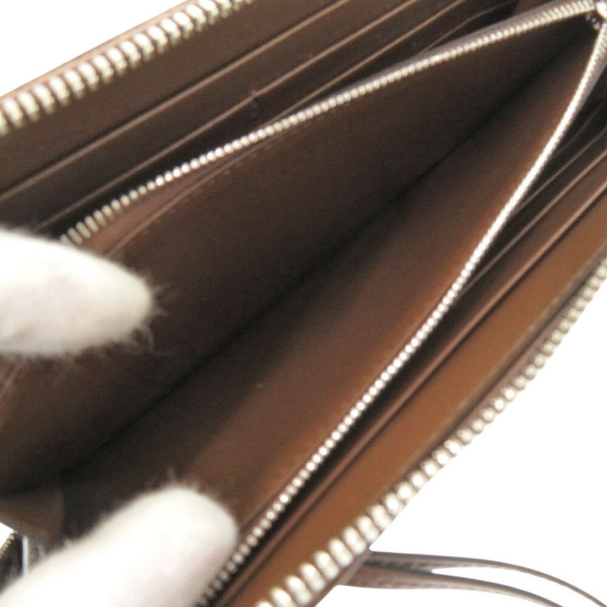 Gucci Beige Brown Gg Canvas Long Wallet (Bi-Fold) (Pre-Owned)