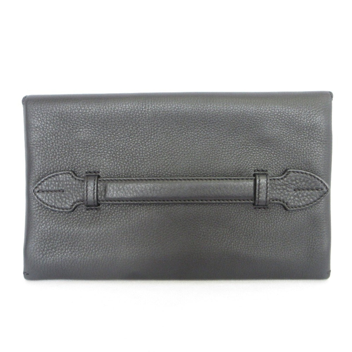 Burberry Black Leather Clutch Bag (Pre-Owned)