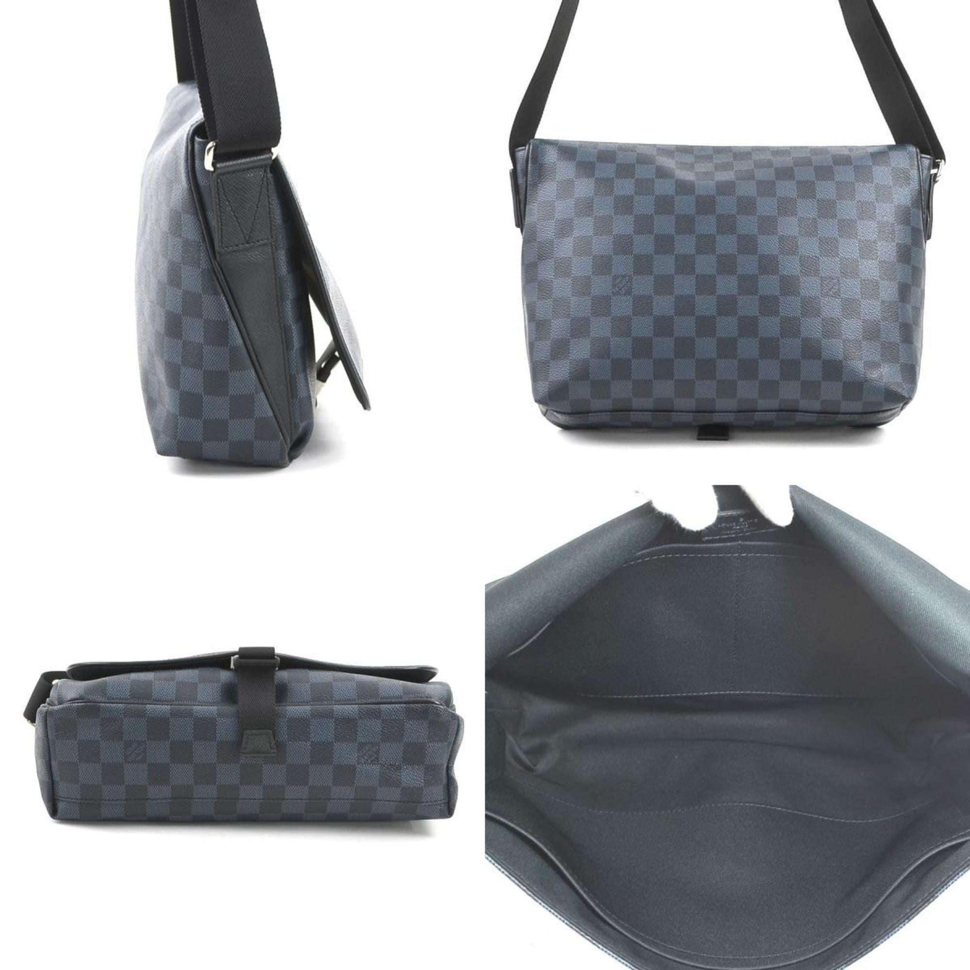 Louis Vuitton Damier Cobalt Navy Messenger Bag Shoulder Bag (Pre-Owned)