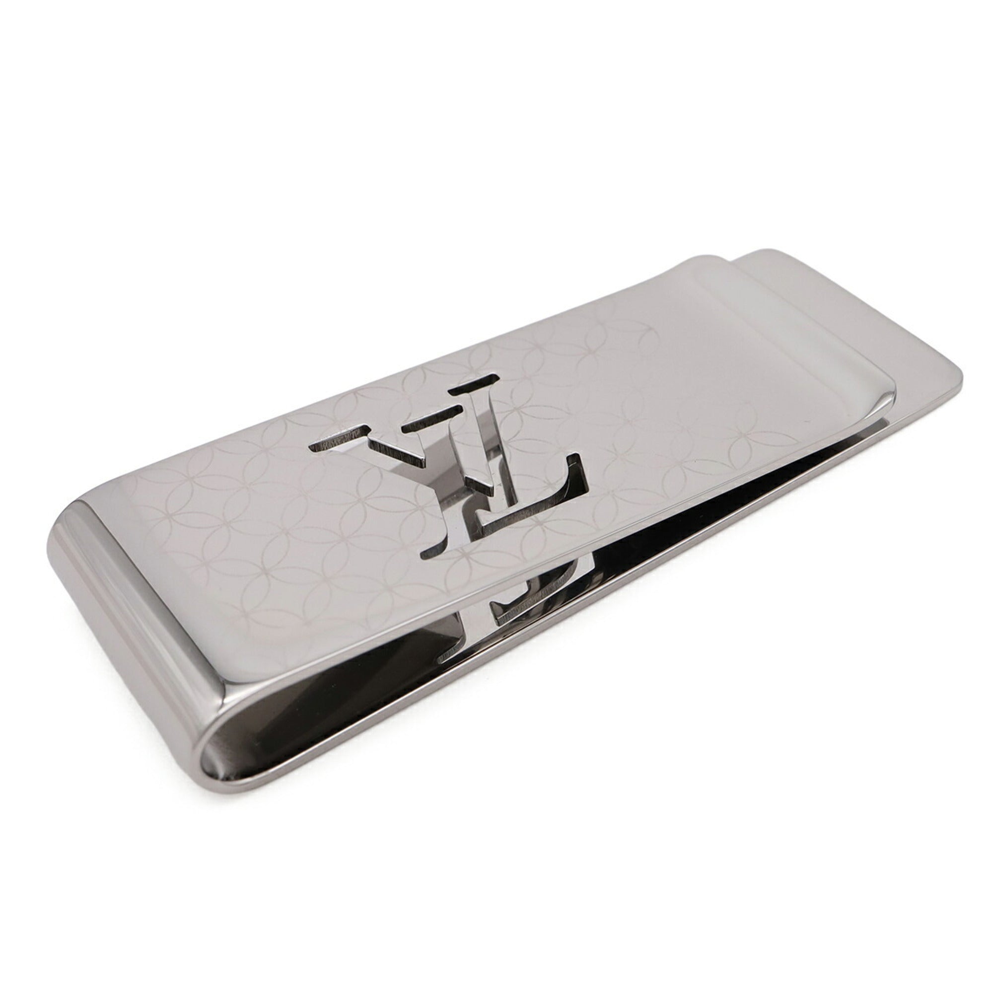 Louis Vuitton Silver Stainless Steel Money Clip (Pre-Owned)