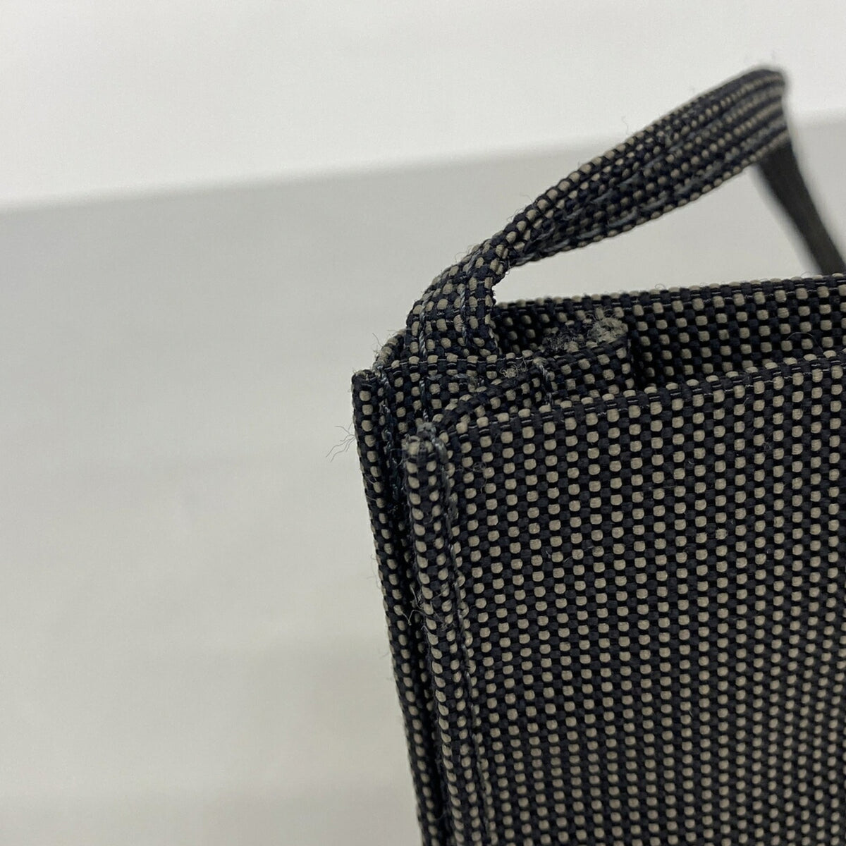 Hermes Gray Nylon Shoulder Bag (Pre-Owned)