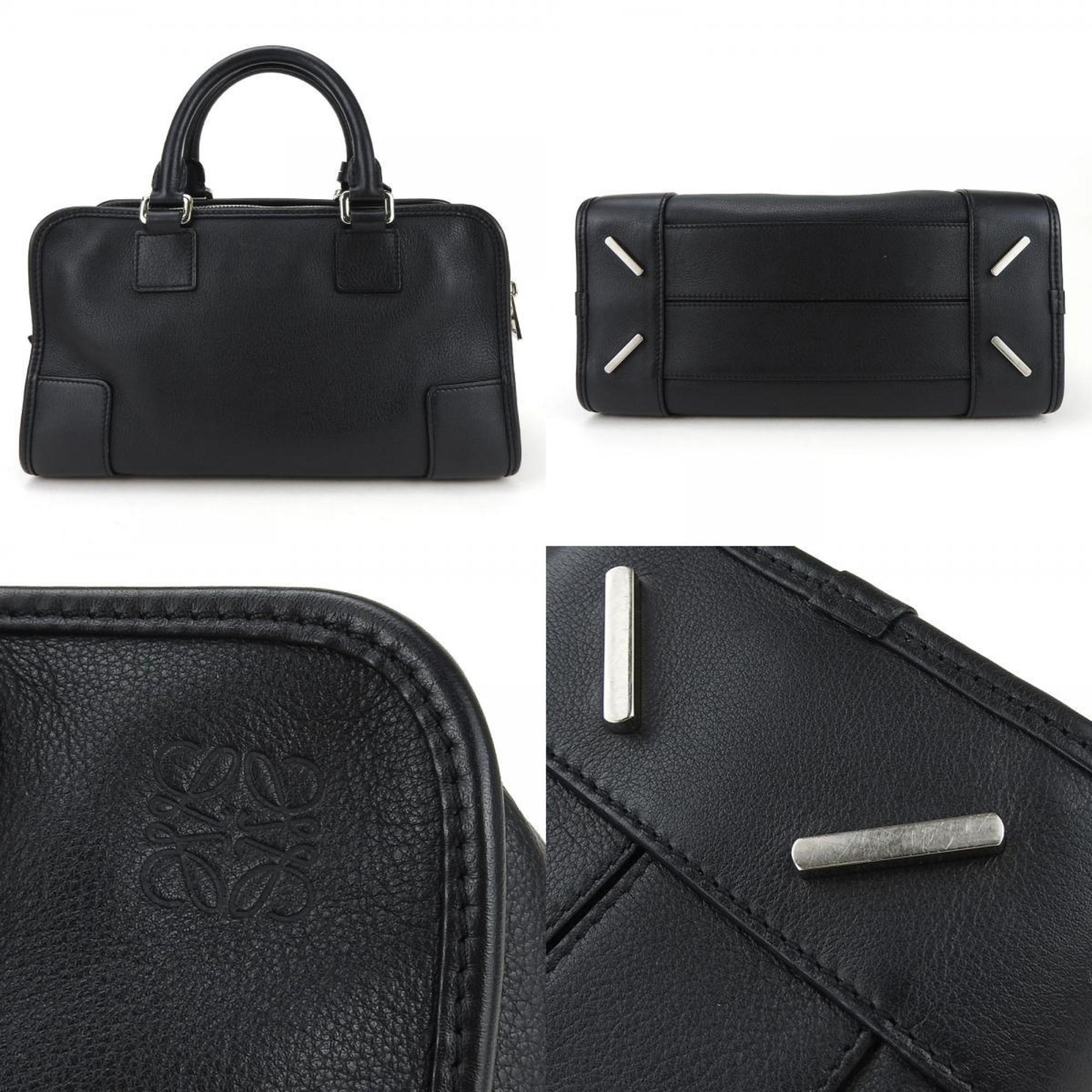 Loewe Amazona Black Leather Handbag (Pre-Owned)