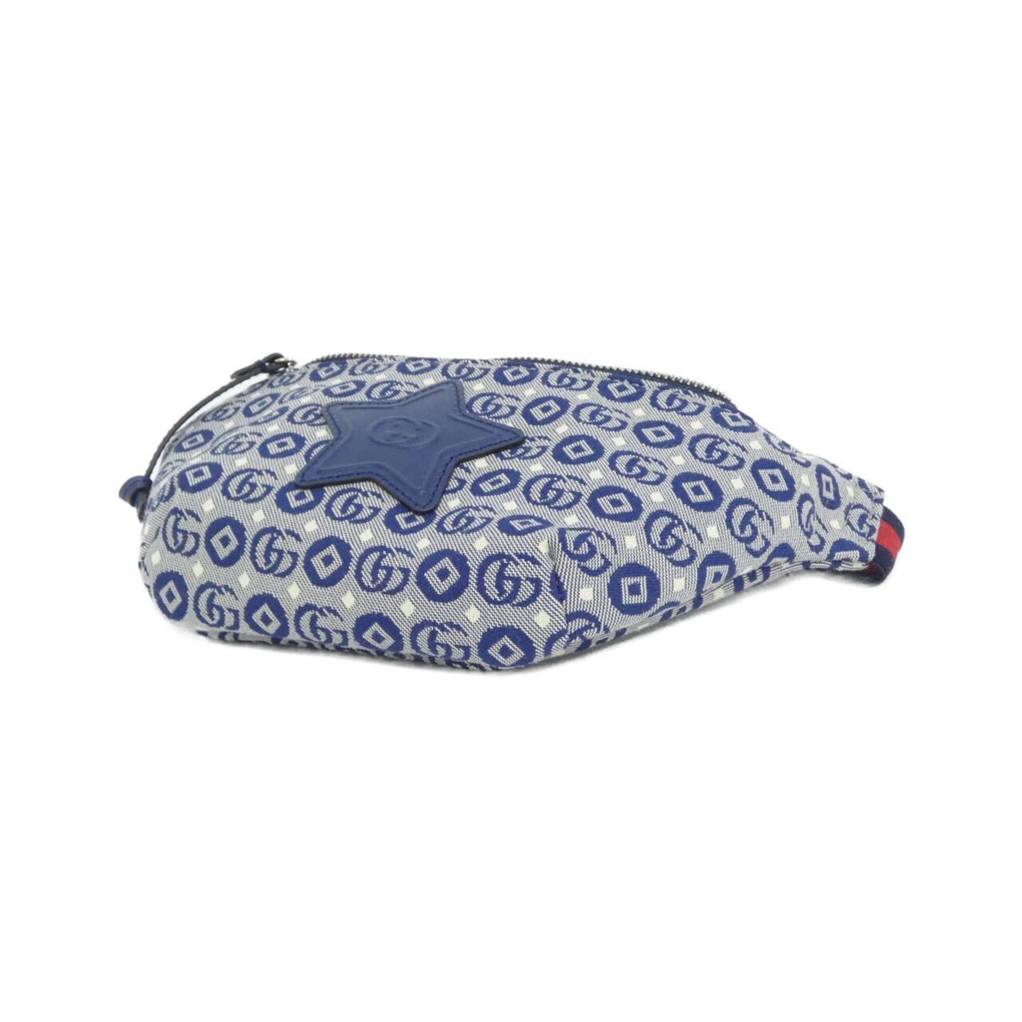 Gucci Blue White Fanny Pack (Pre-Owned)