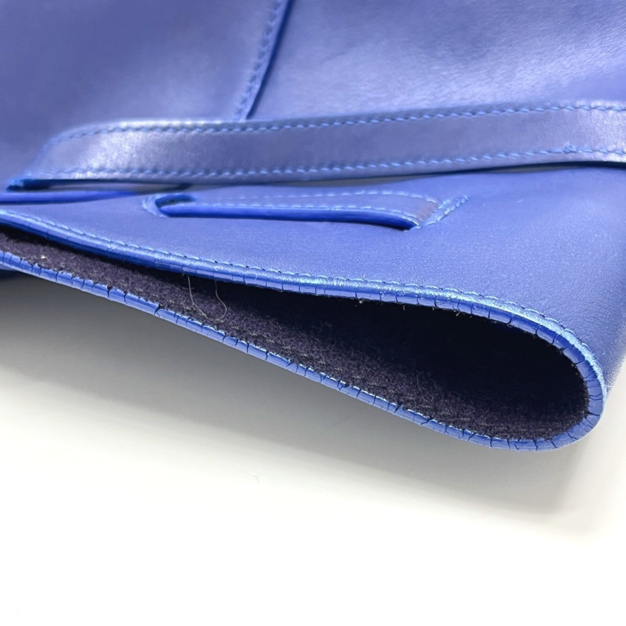 Celine Blue Leather Handbag Tote Bag (Pre-Owned)
