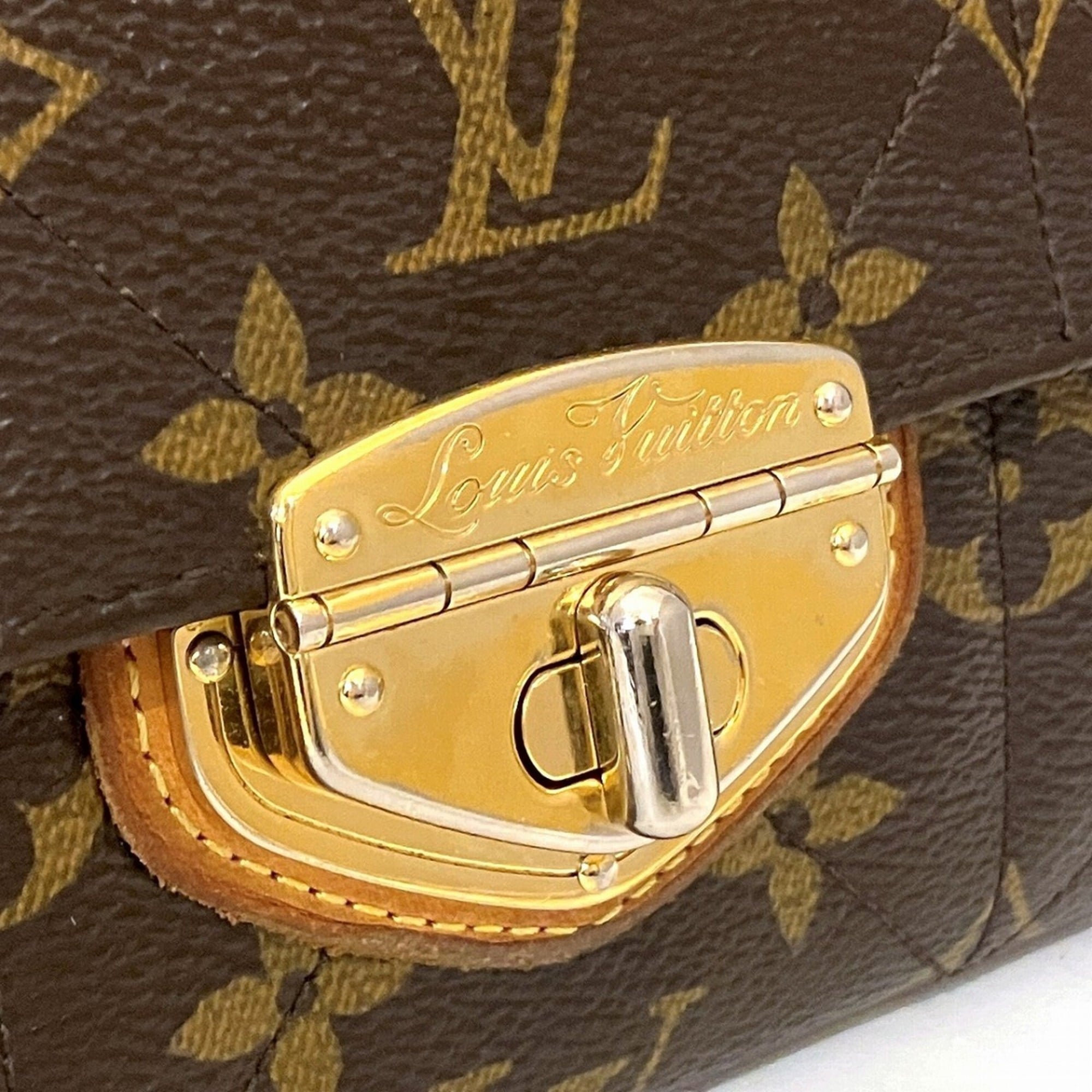 Louis Vuitton Brown Monogram Long Wallet (Tri-Fold) (Pre-Owned)