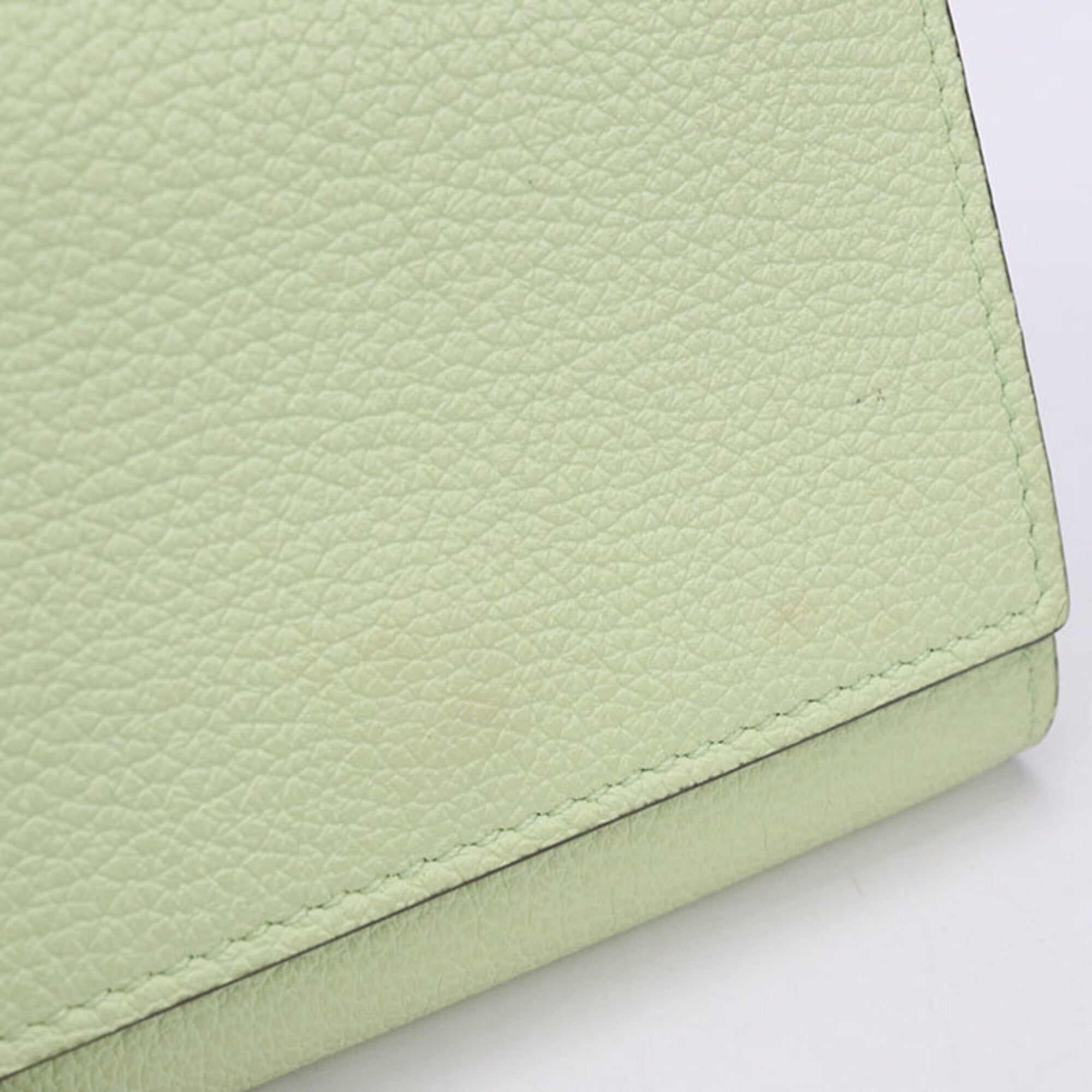 Gucci Green Leather Wallet (Bi-Fold) (Pre-Owned)