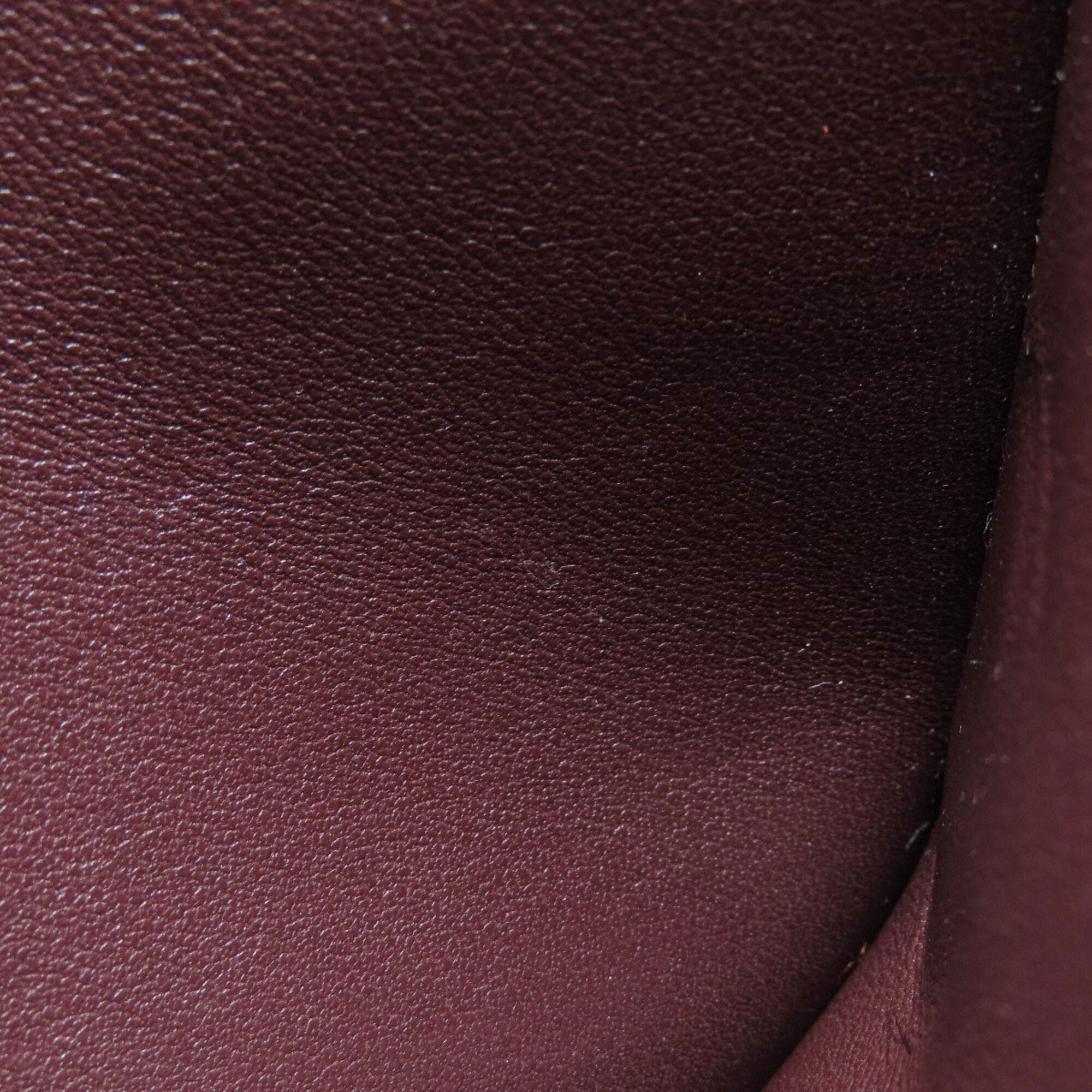 Hermes Bordeaux Chevre Leather Wallet (Bi-Fold) (Pre-Owned)