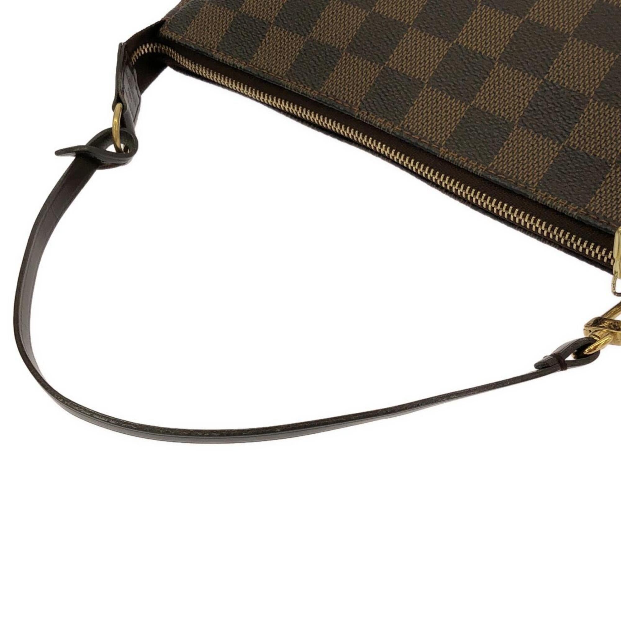 Louis Vuitton Ebene Coated Canvas Pochette Pouch (Pre-Owned)