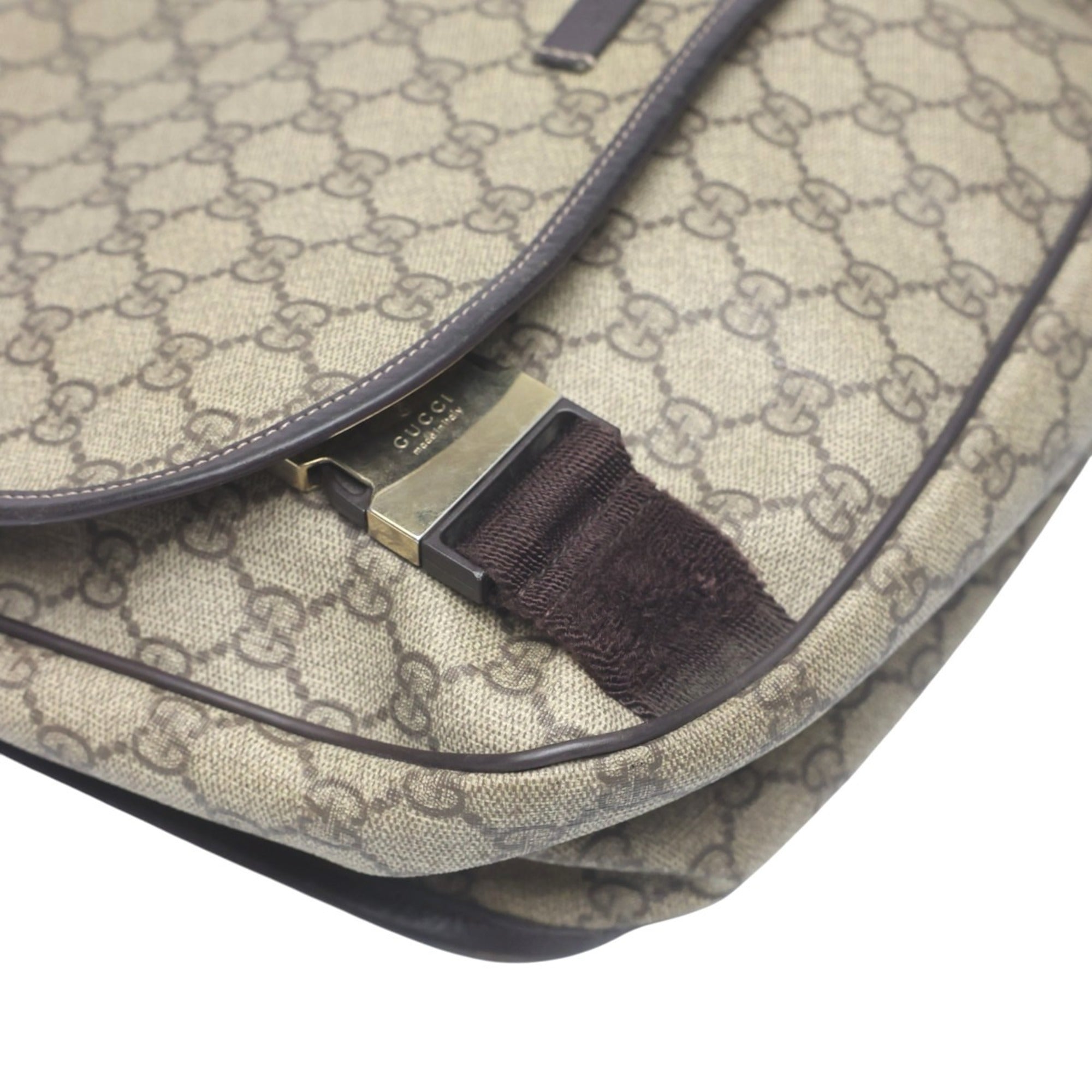 Gucci Brown Gg Plus Shoulder Bag (Pre-Owned)