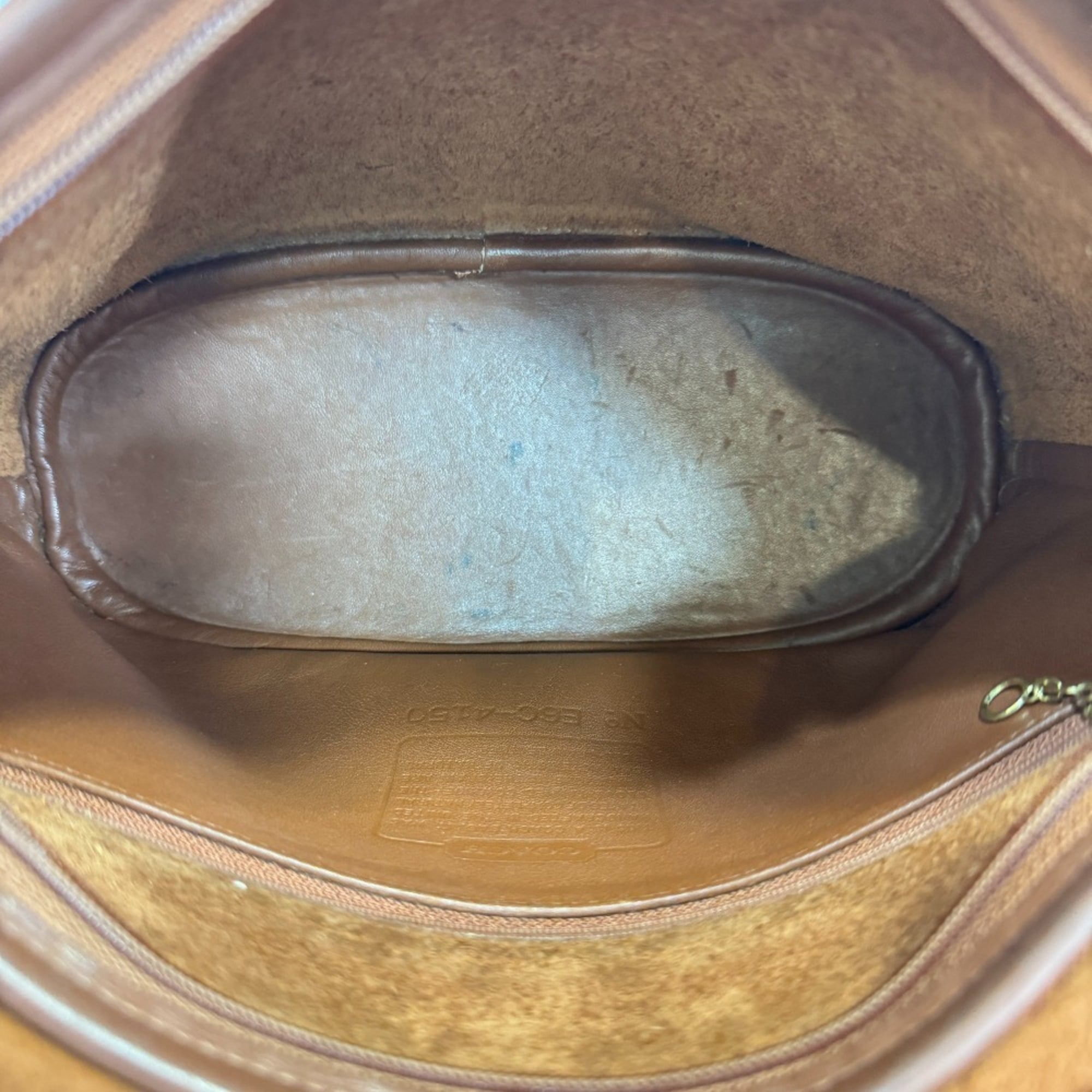 Coach Brown Leather Shoulder Bag (Pre-Owned)