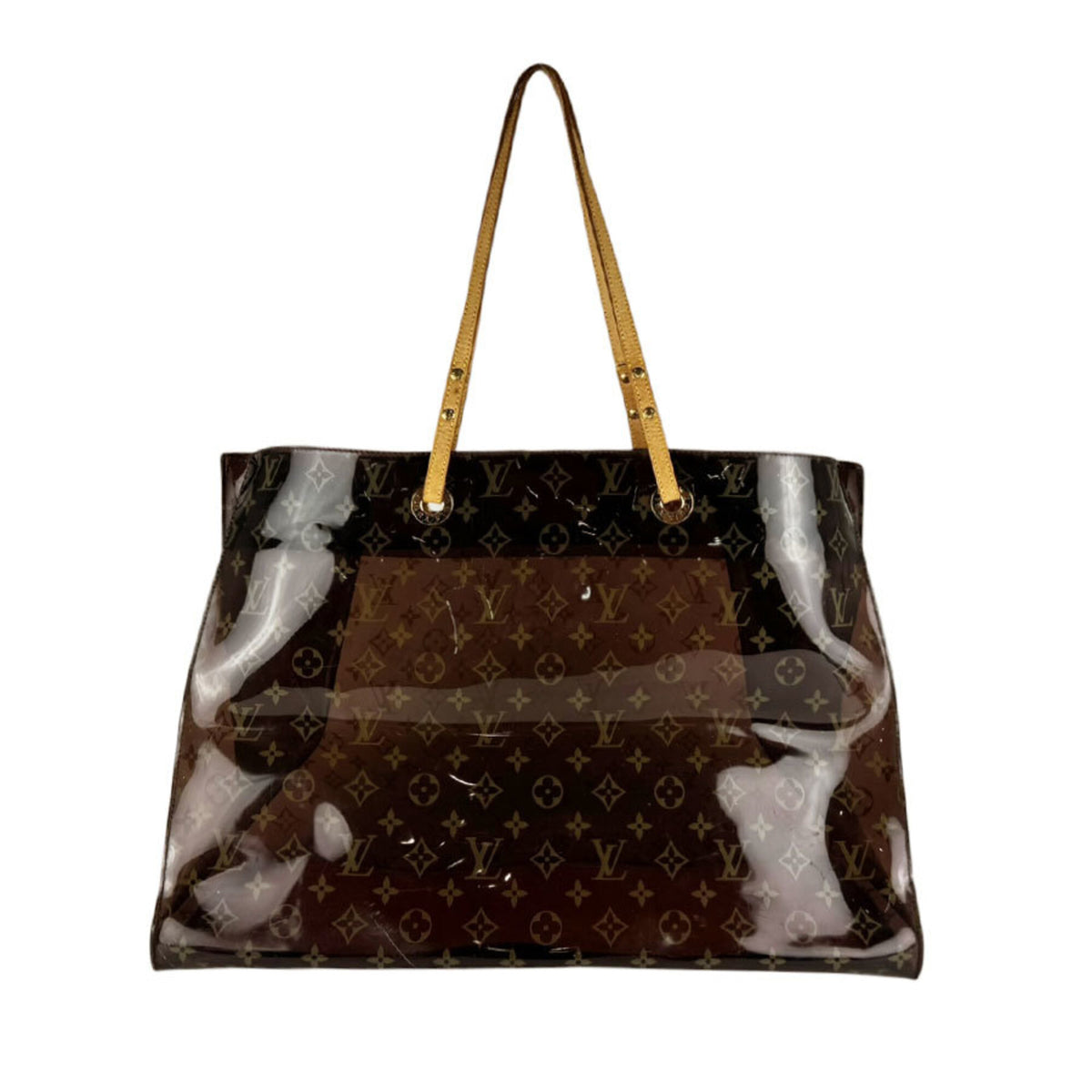 Louis Vuitton Brown Monogram Pvc Leather Handbag (Pre-Owned)