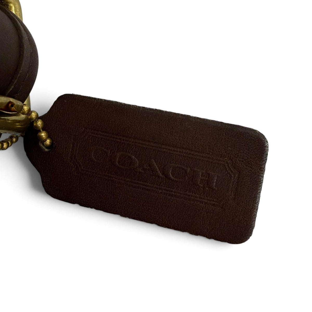 Coach Brown Leather Shoulder Bag (Pre-Owned)
