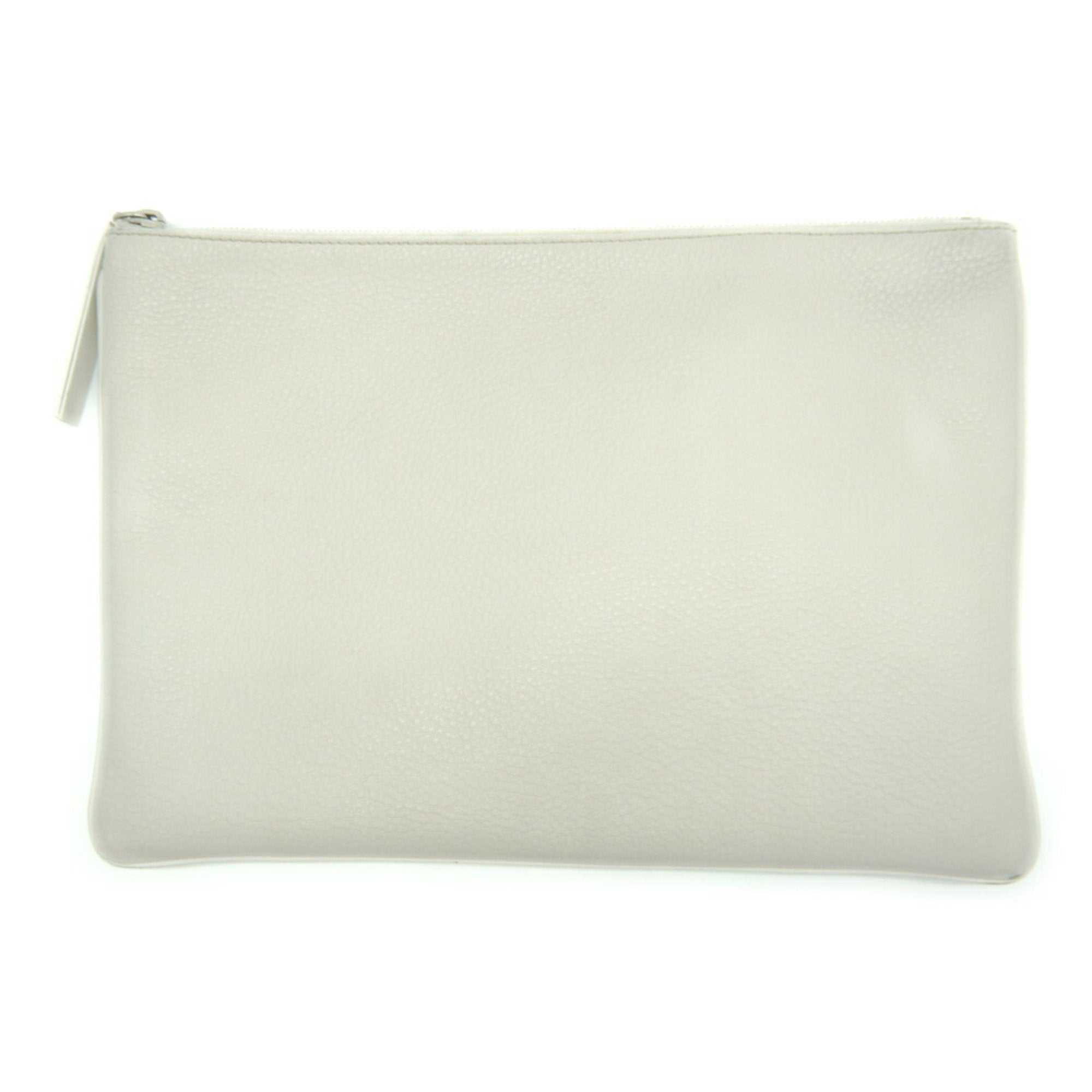 Balenciaga White Leather Clutch Bag (Pre-Owned)