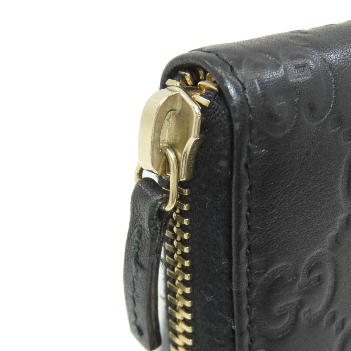Gucci Black Leather Coin Purse/Coin Case (Pre-Owned)