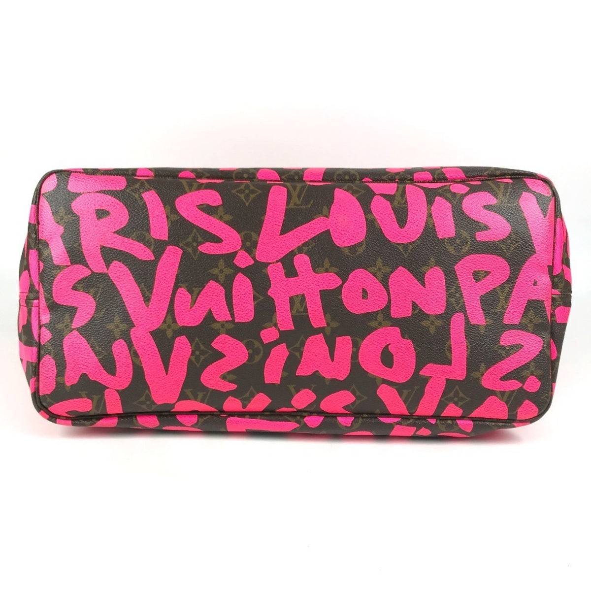 Louis Vuitton Pink Monogram Graffiti Canvas Shoulder Bag Tote Bag (Pre-Owned)