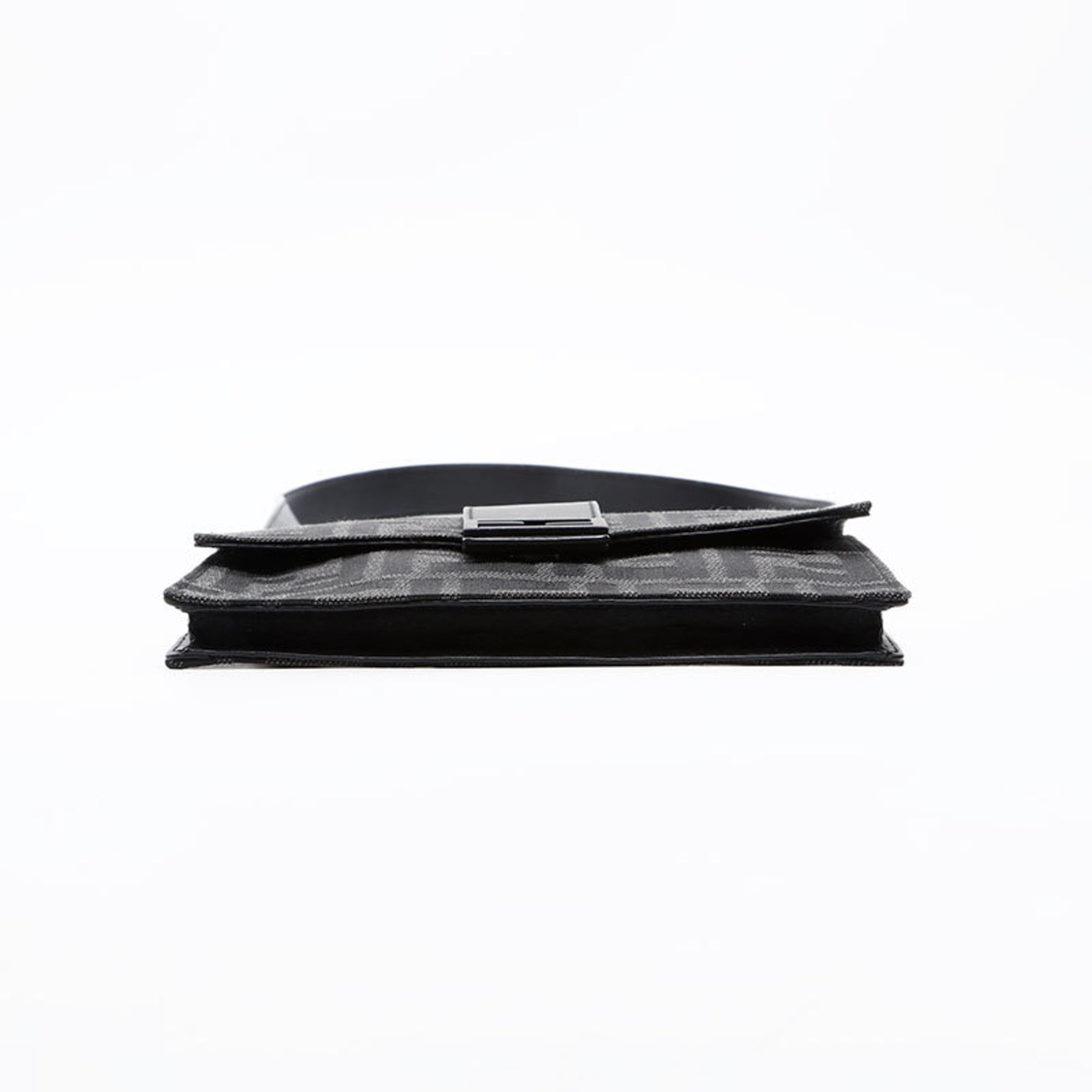 Fendi Zucca Black Shoulder Bag (Pre-Owned)