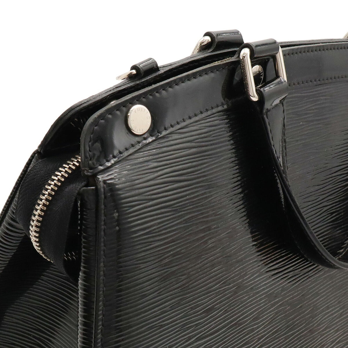 Louis Vuitton Black Noir Epi Leather Handbag Shoulder Bag (Pre-Owned)