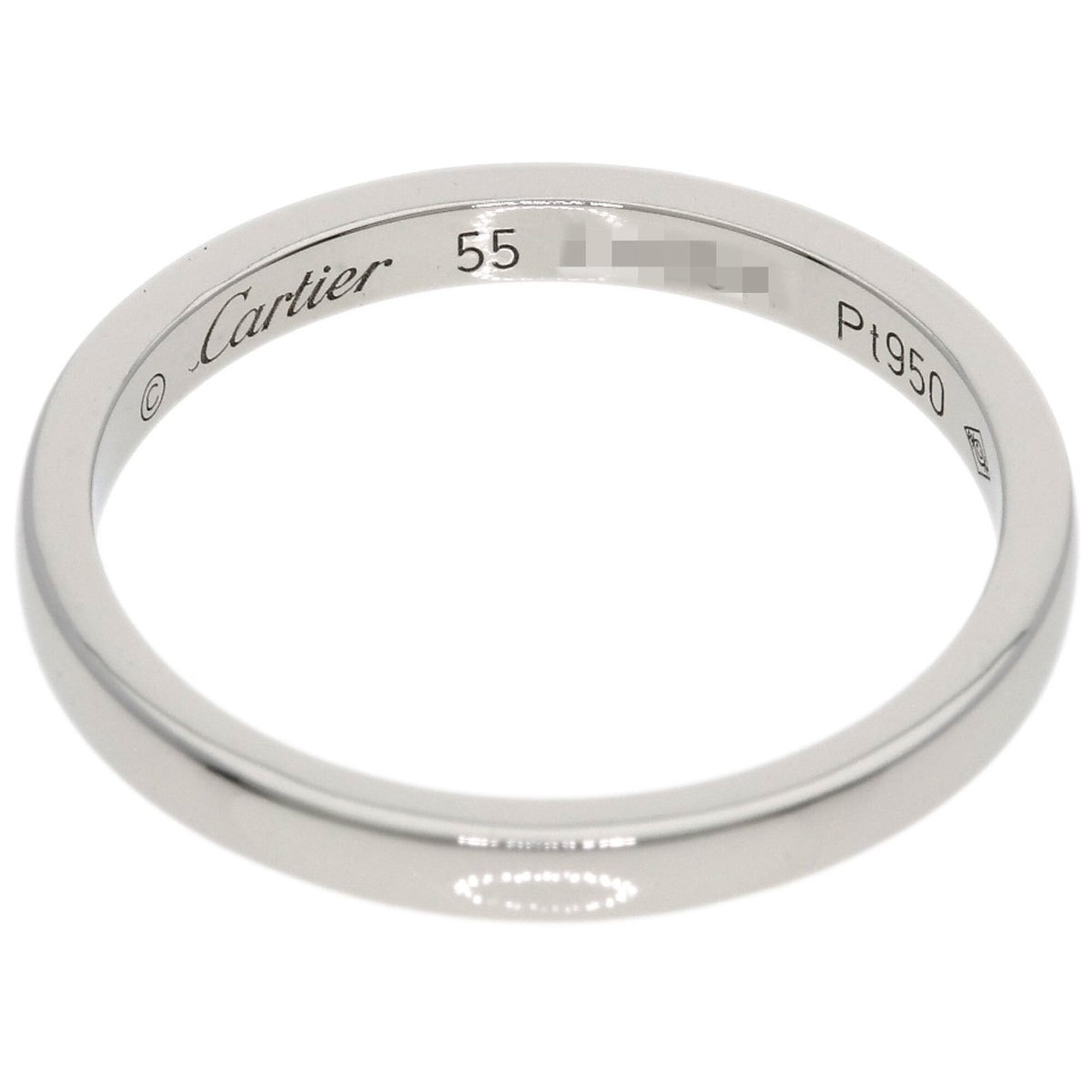 Cartier Platinum 950 Band Ring (Pre-Owned)