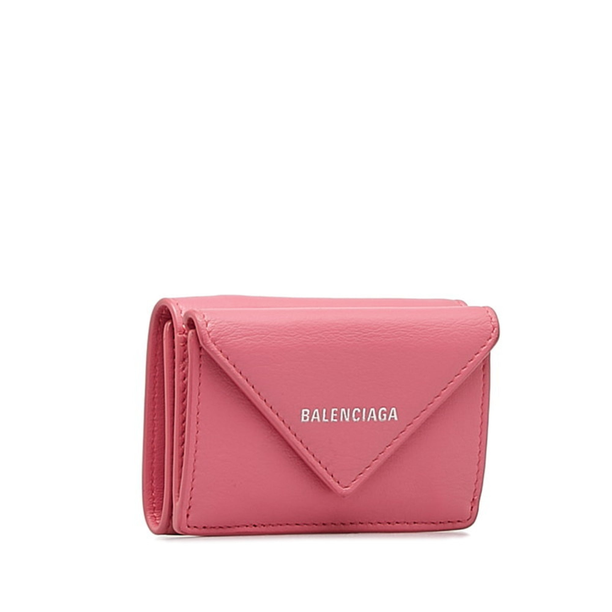 Balenciaga Pink Leather Wallet (Bi-Fold) (Pre-Owned)