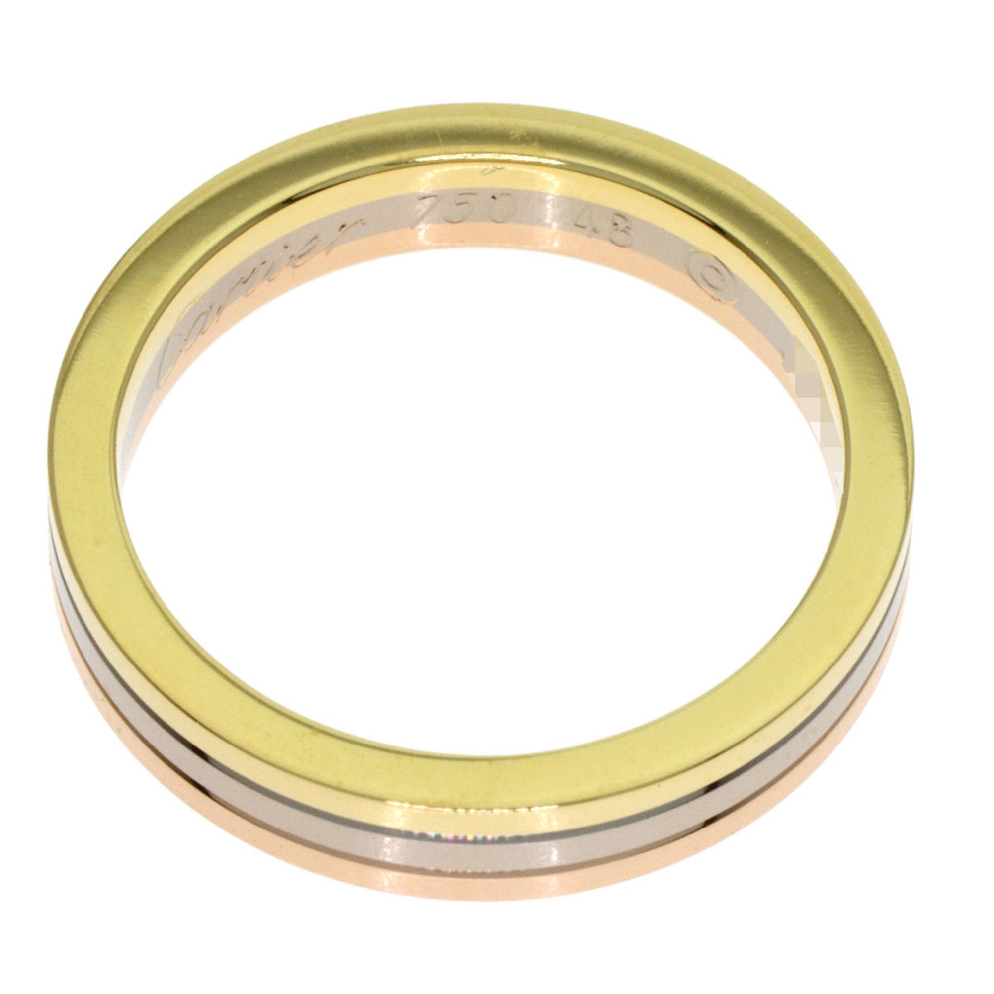 Cartier Yellow Gold (18K) Pink Gold (18K) White Gold (18K) Band Ring (Pre-Owned)
