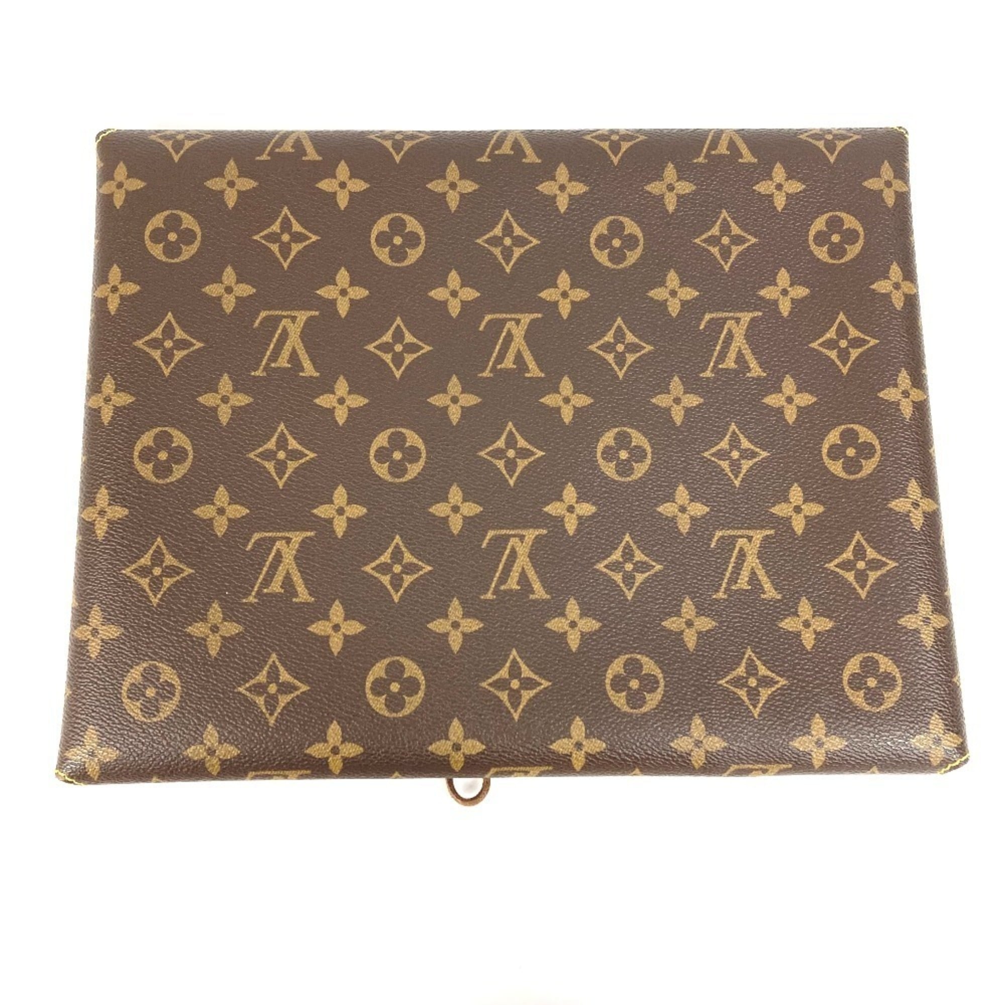 Louis Vuitton Monogram Brown Monogram Clutch Bag (Pre-Owned)