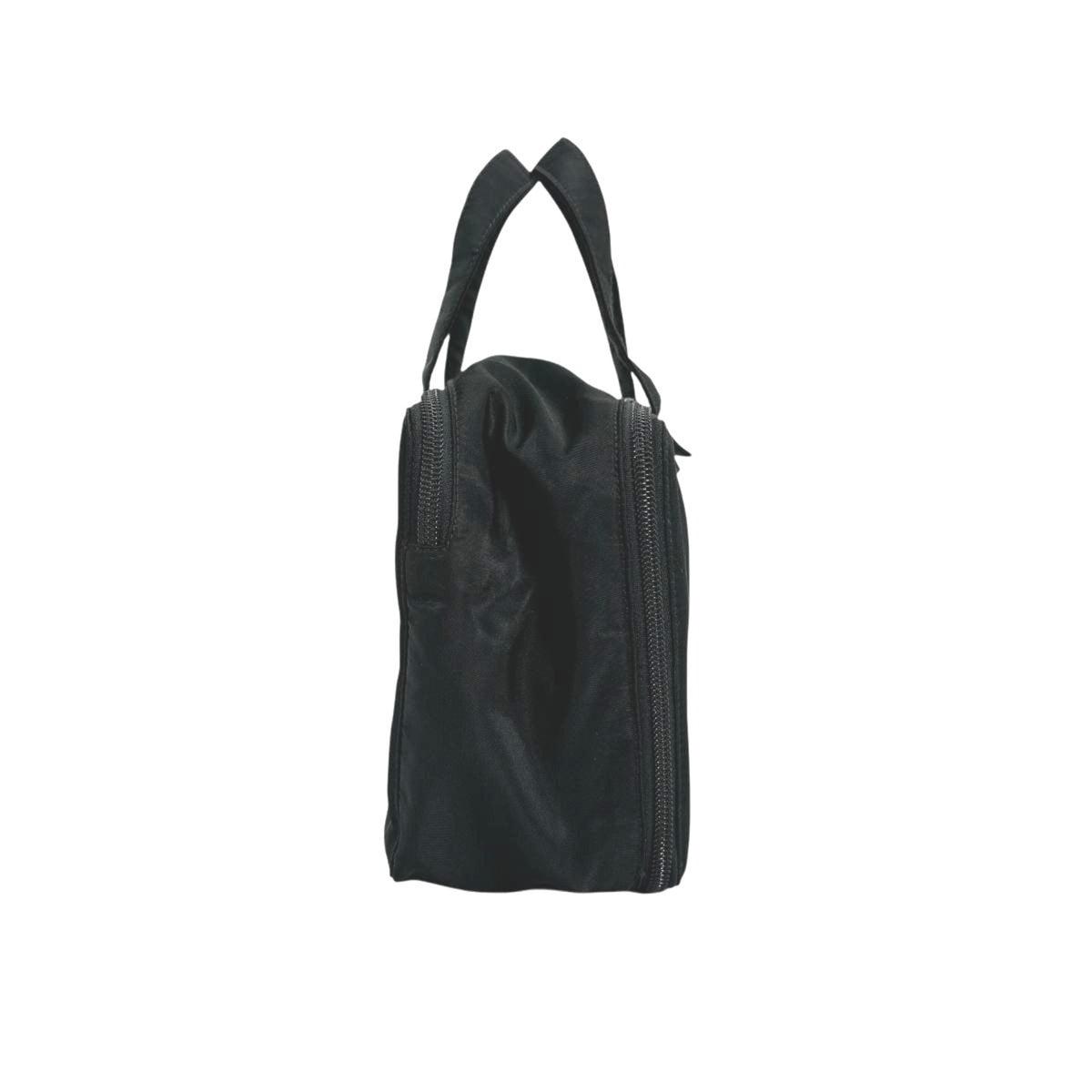 Prada Black Brown Nylon Handbag (Pre-Owned)