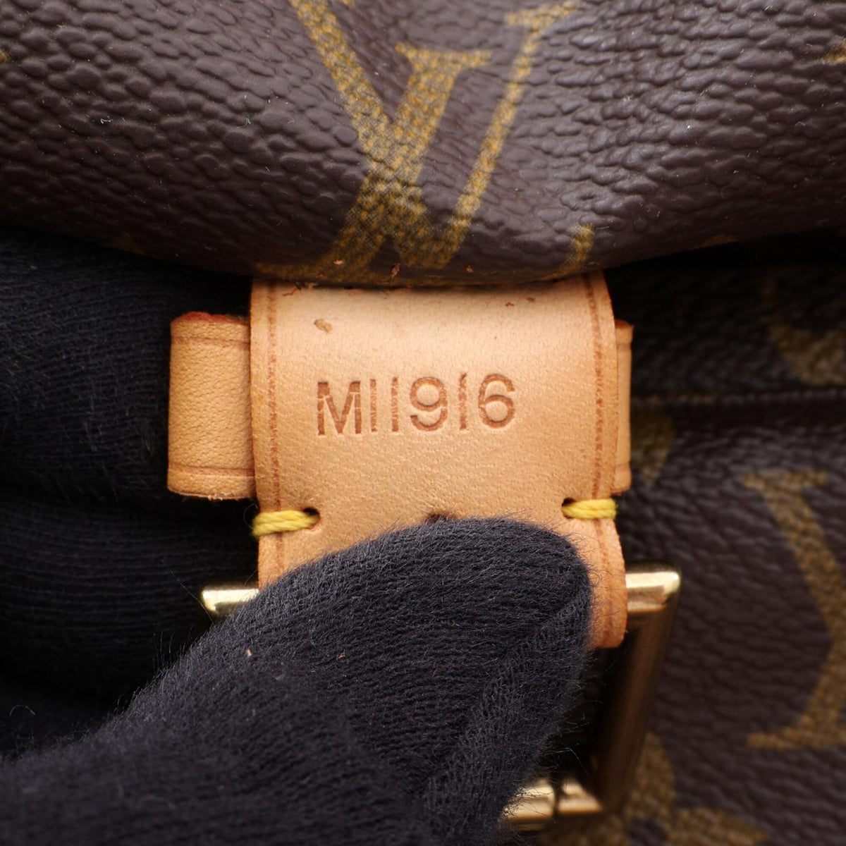 Louis Vuitton Brown Monogram Coated Canvas Leather Backpack (Pre-Owned)