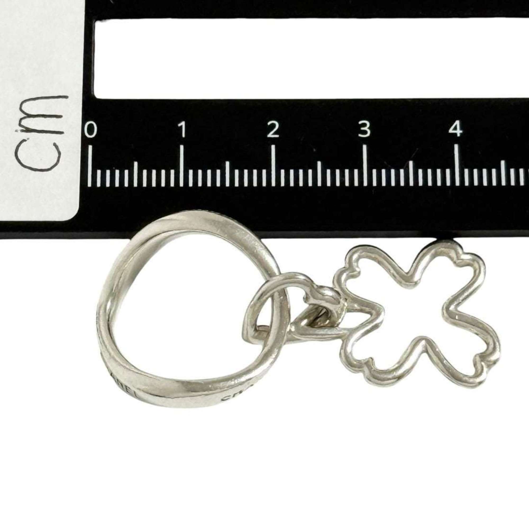 Chanel Silver 925 Band Ring (Pre-Owned)